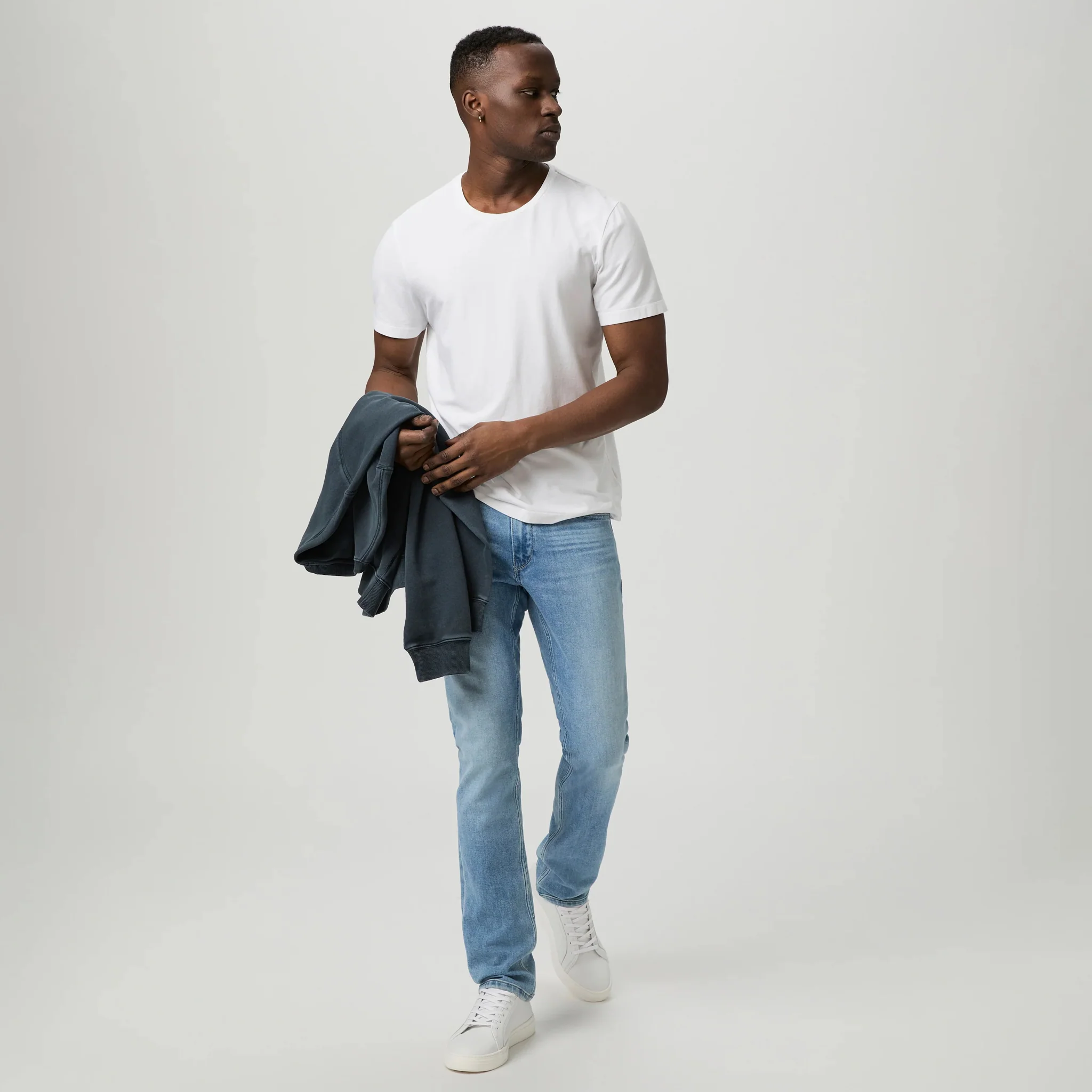Emberton - Blue Light Wash Lennox Slim Fit Vintage Transcend Jeans - PAIGE - Image 2