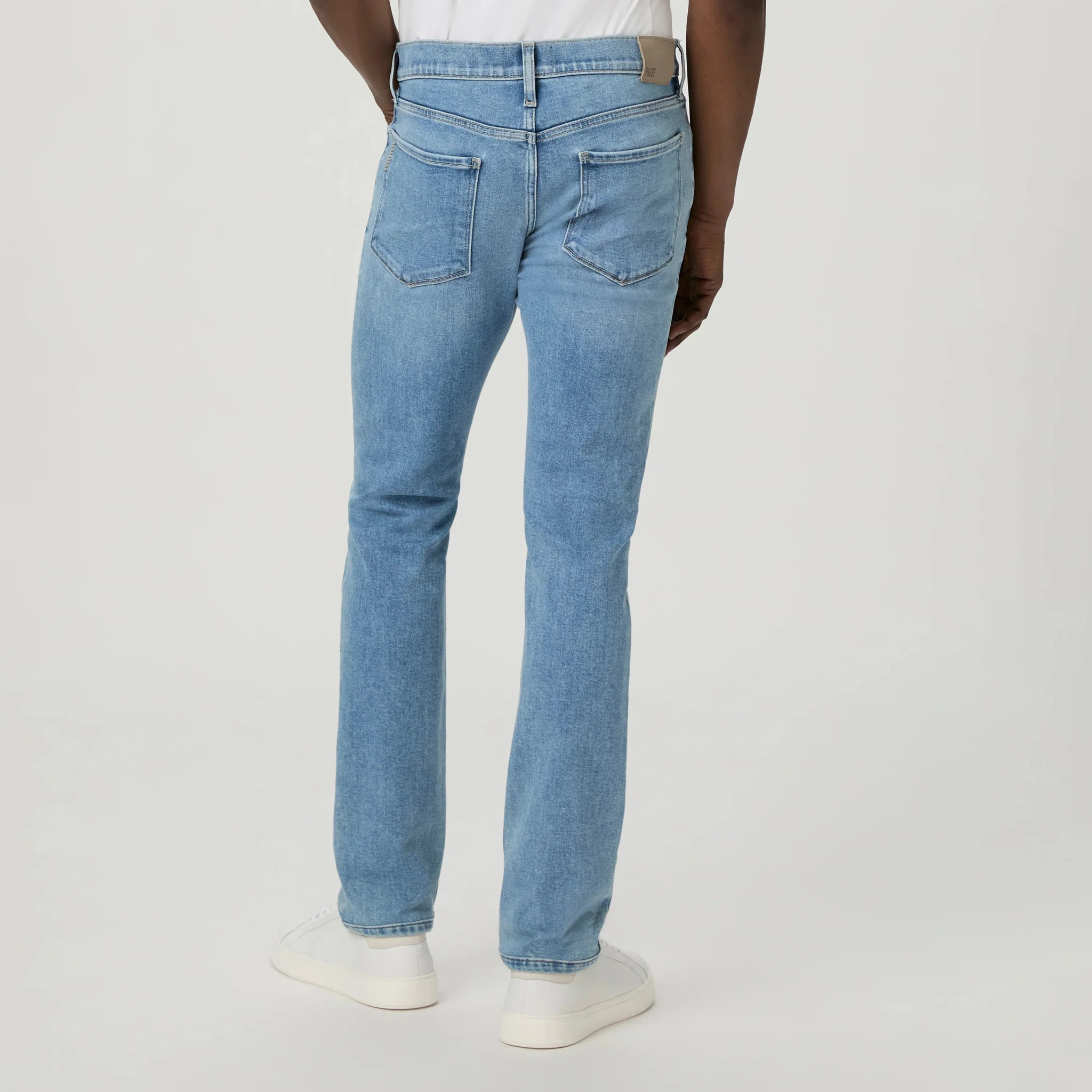 Emberton - Blue Light Wash Lennox Slim Fit Vintage Transcend Jeans - PAIGE - Image 5