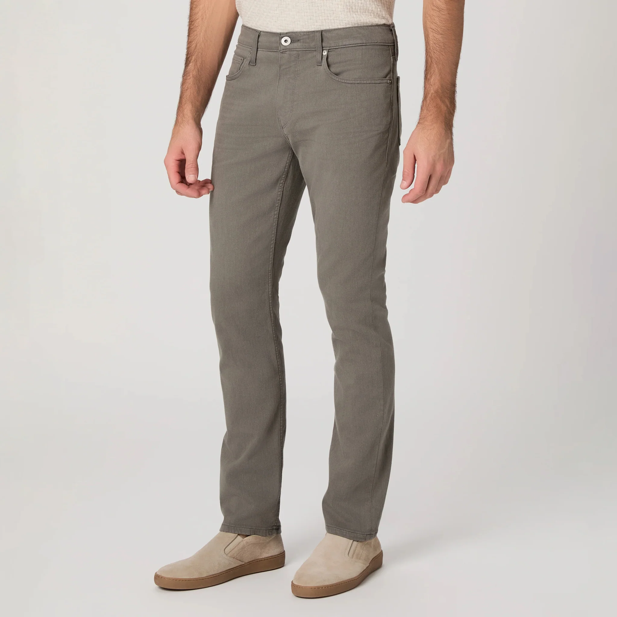 Lennox - Natural Stone - Transcend Five Pocket Pant - PAIGE - Image 3