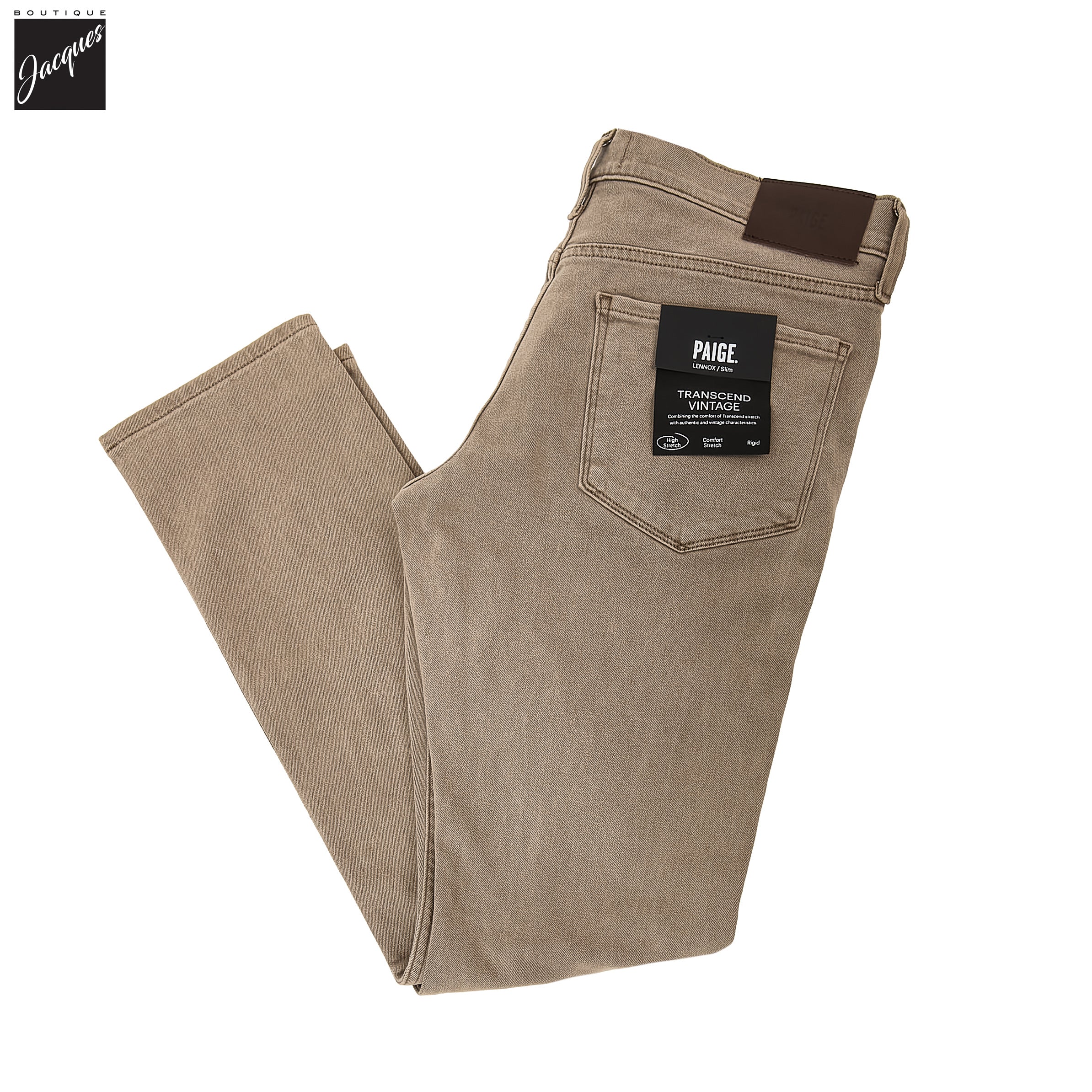 Lennox - Vintage Cabin Wood - Transcend Vintage Five Pocket Pant - PAIGE - Image 3