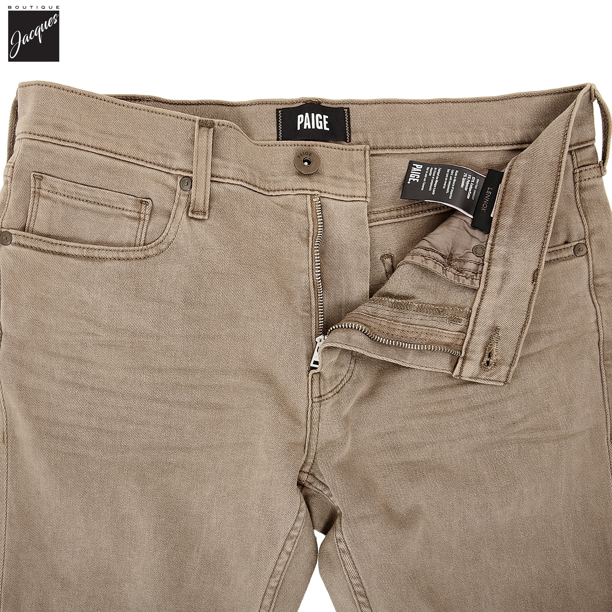 Lennox - Vintage Cabin Wood - Transcend Vintage Five Pocket Pant - PAIGE - Image 4