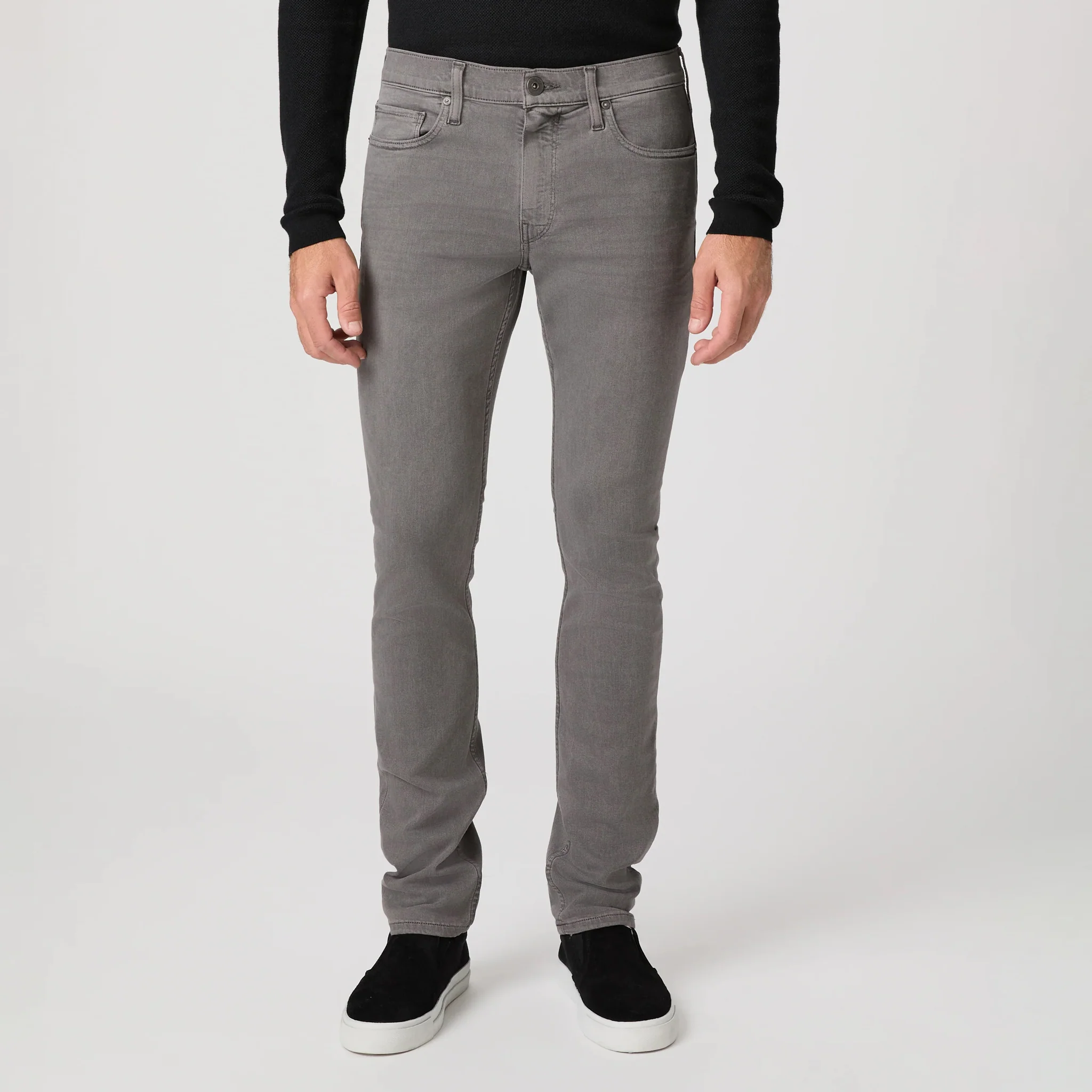 Lennox - Vintage Granite Peak - Gray Transcend Five Pocket Pant - PAIGE - Image 2