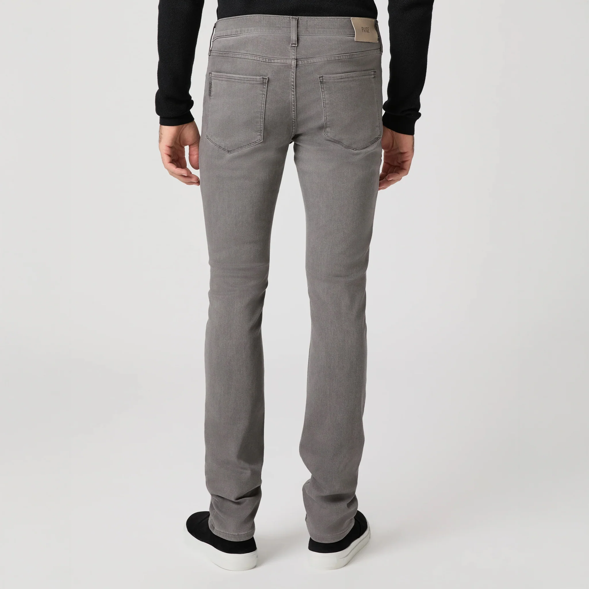 Lennox - Vintage Granite Peak - Gray Transcend Five Pocket Pant - PAIGE - Image 4