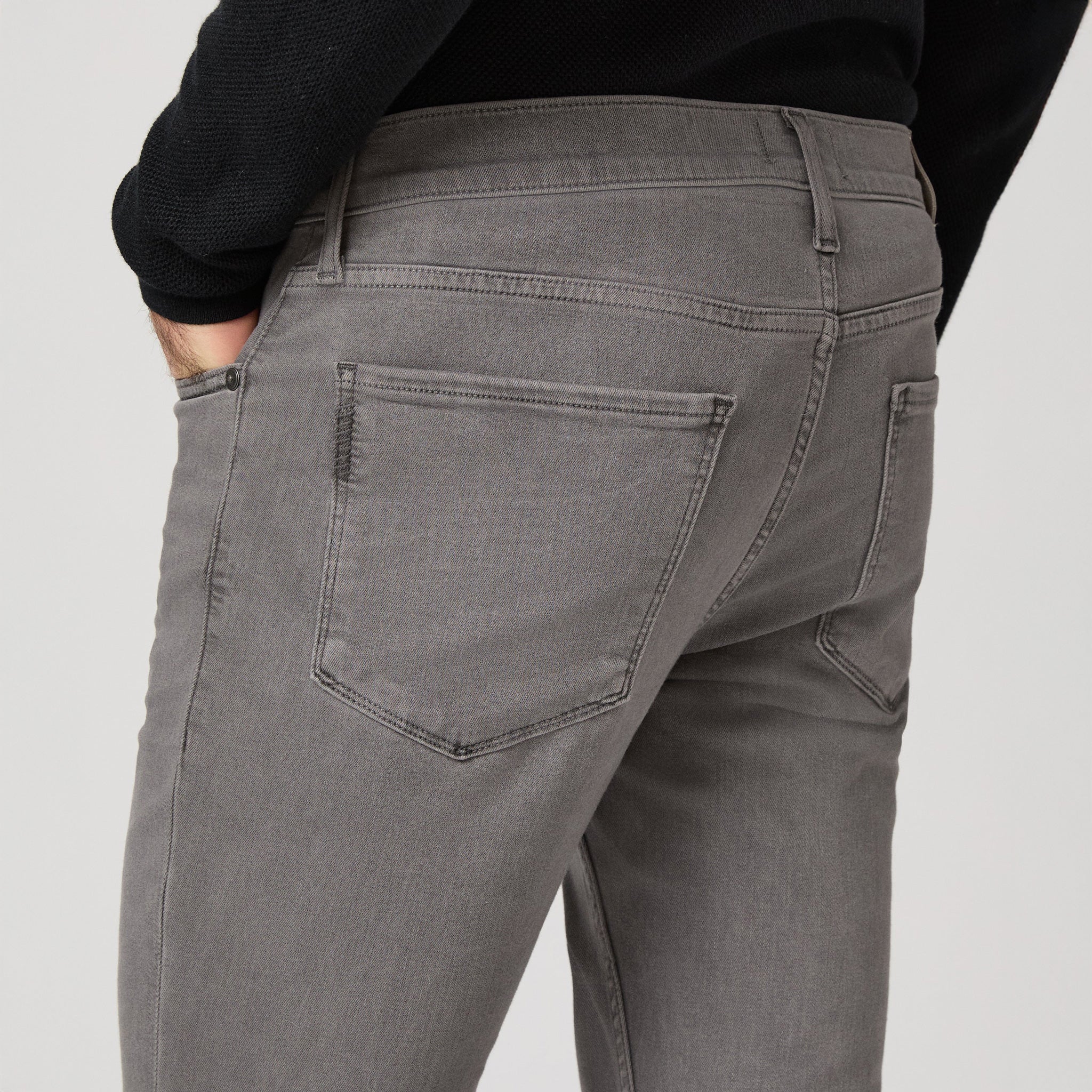 Lennox - Vintage Granite Peak - Gray Transcend Five Pocket Pant - PAIGE - Image 5