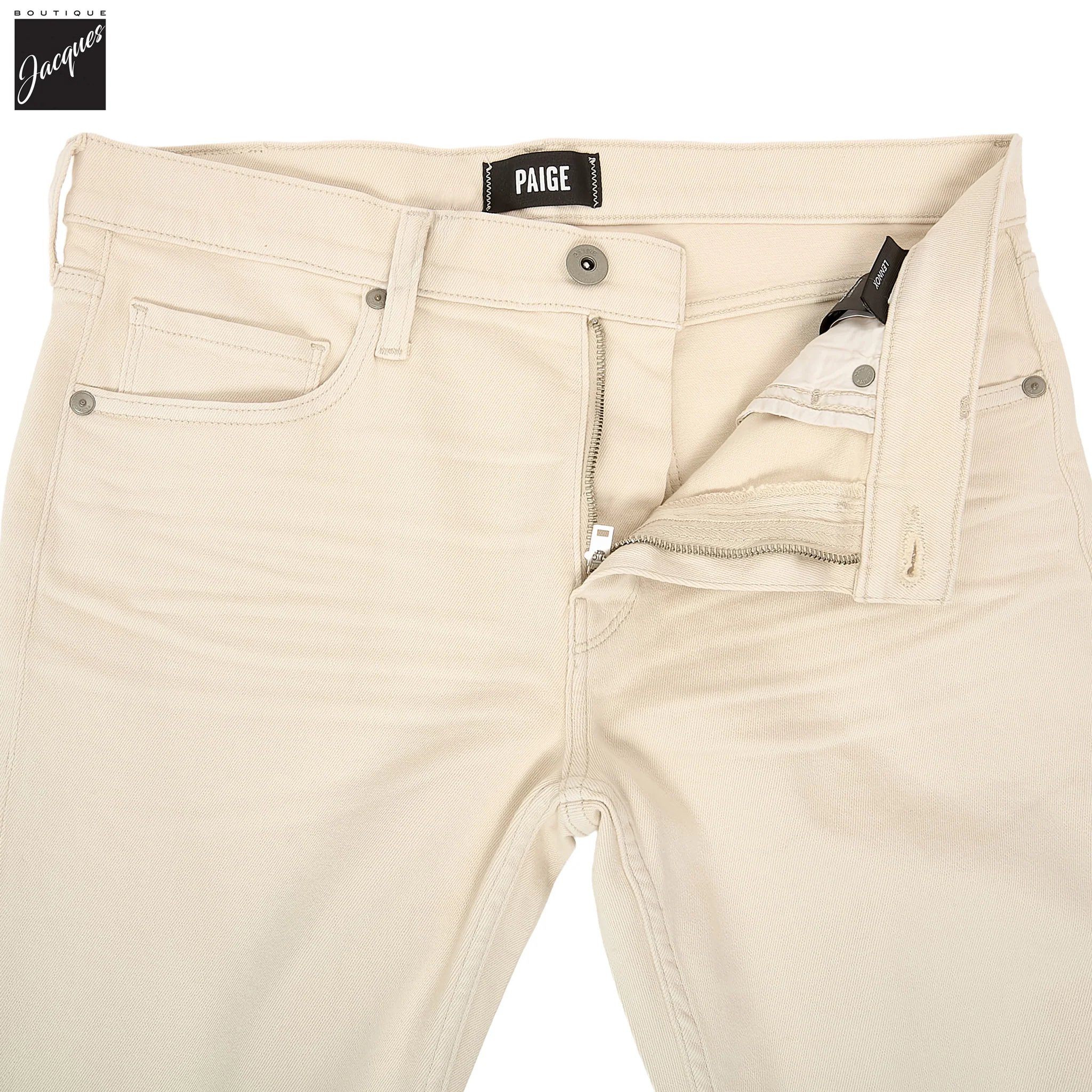 Lennox - Vintage Ivory Stone - Transcend Vintage Five Pocket Pant - PAIGE - Image 4