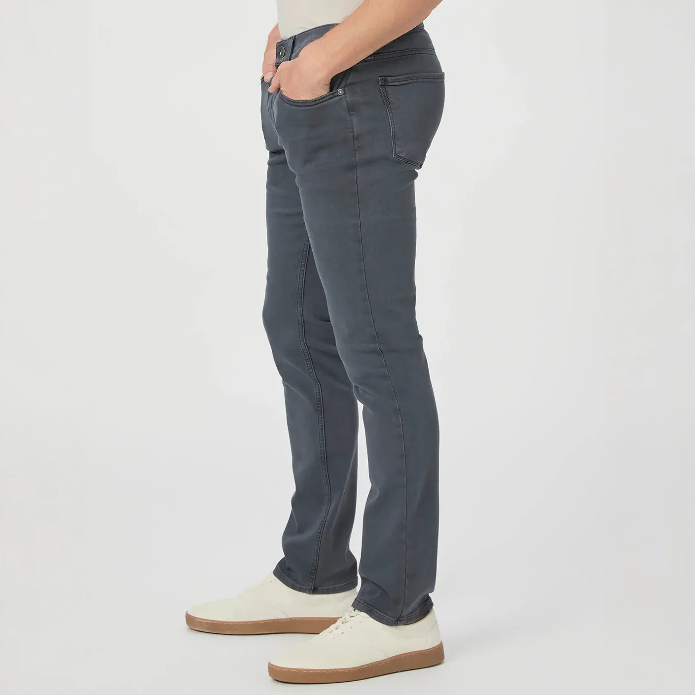 Lennox - Vintage Onyx Blue - Slim Fit Five Pocket Jean - PAIGE - Image 3