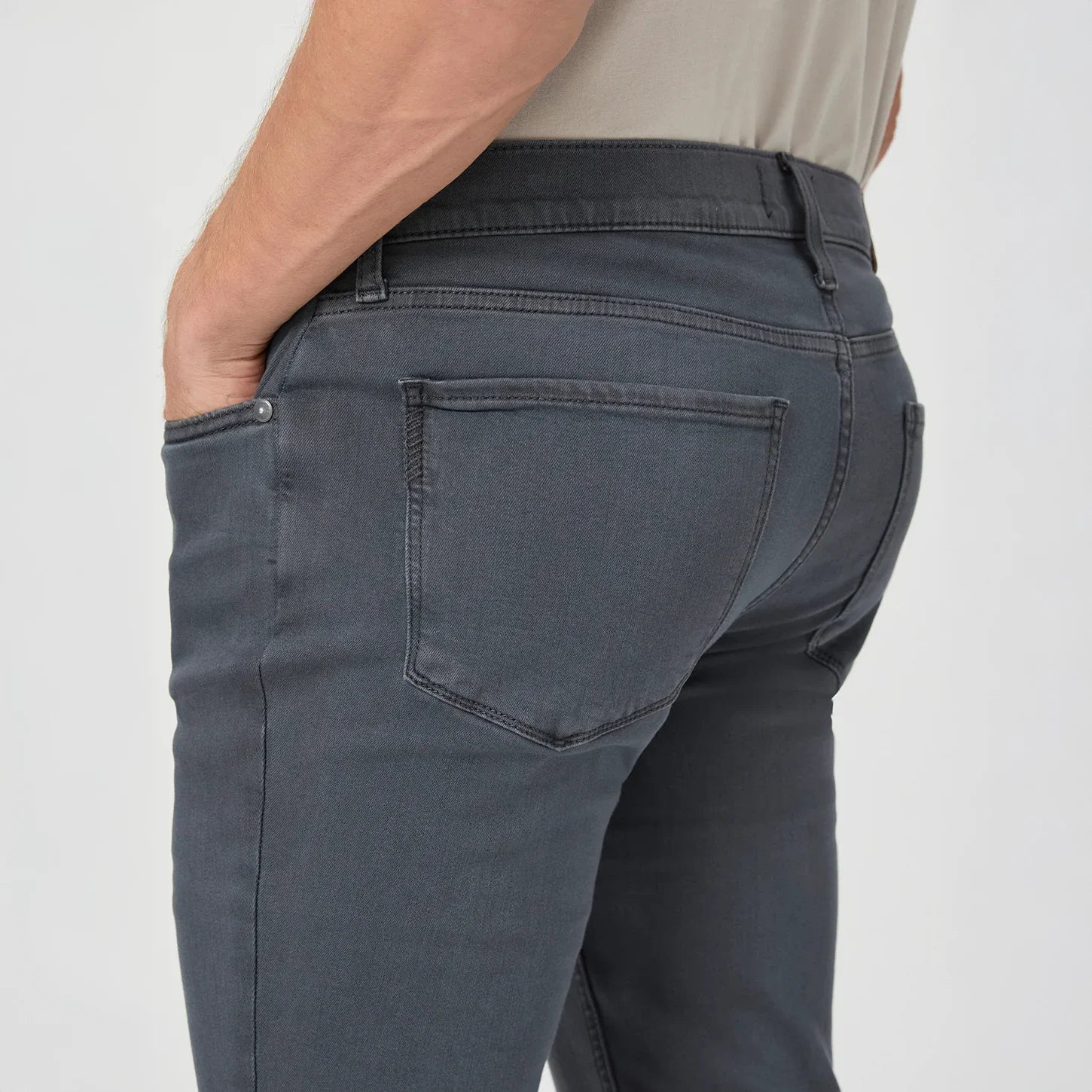 Lennox - Vintage Onyx Blue - Slim Fit Five Pocket Jean - PAIGE - Image 5