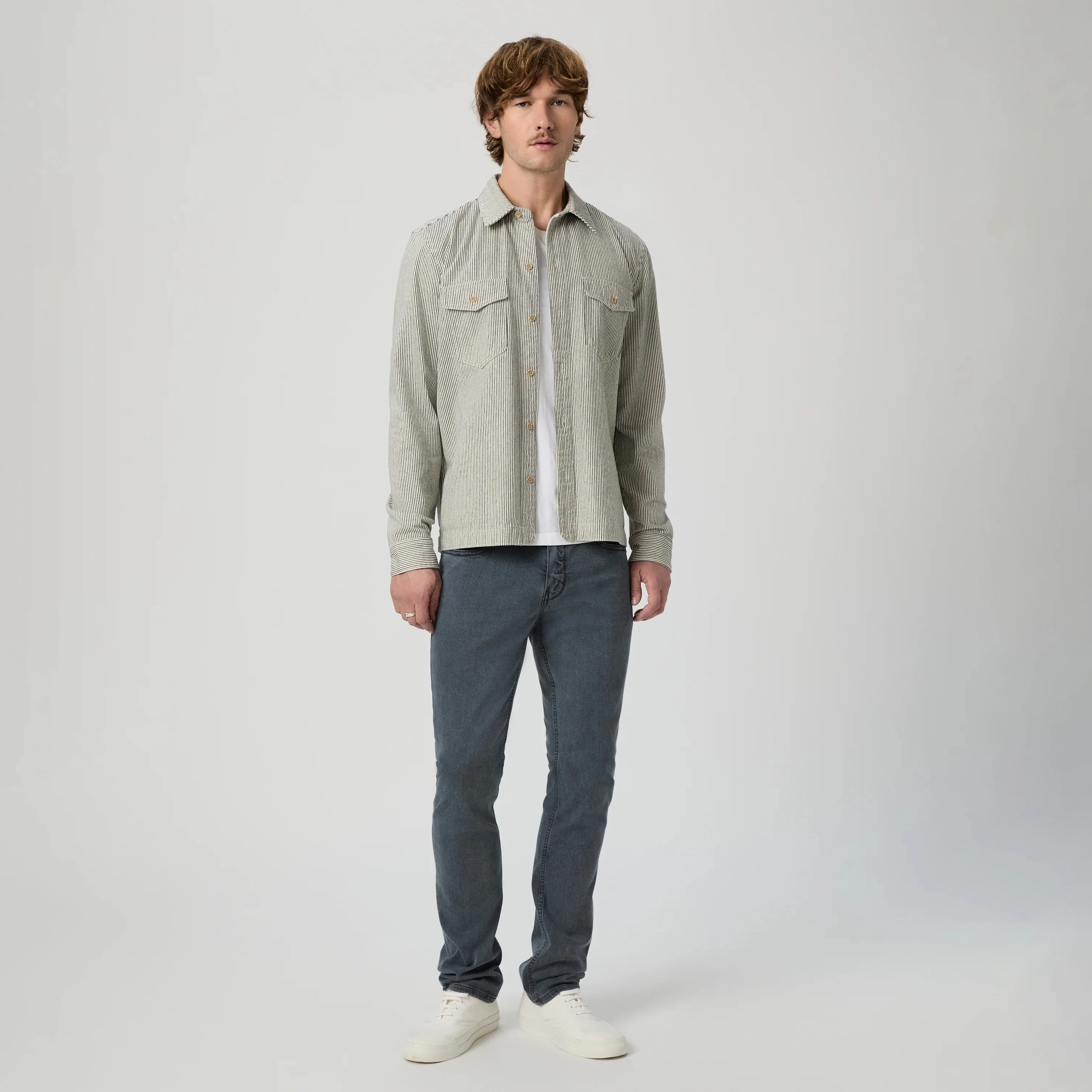 Lennox - Vintage Tidal Wave - Transcend Five Pocket Pant - PAIGE