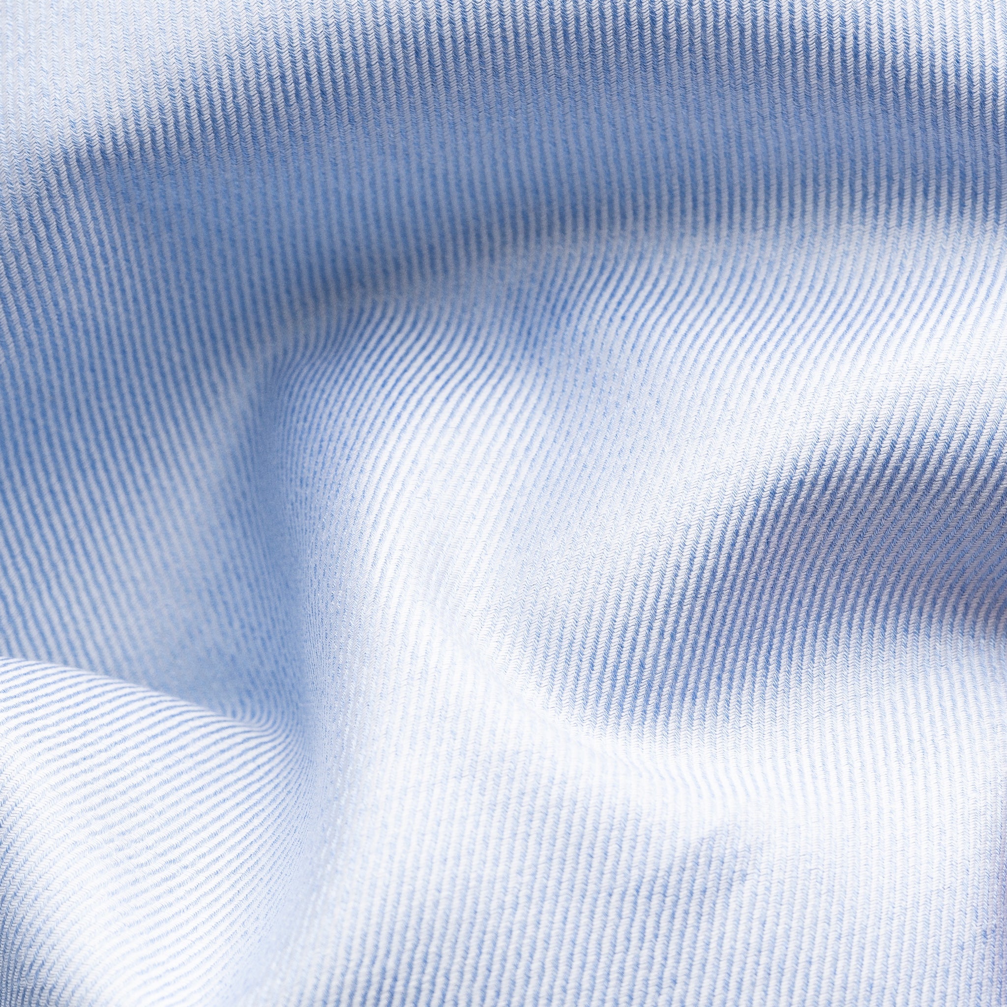 Light Blue Mélange Cotton-Tencel Lyocell Slim Fit Shirt - ETON - Image 9