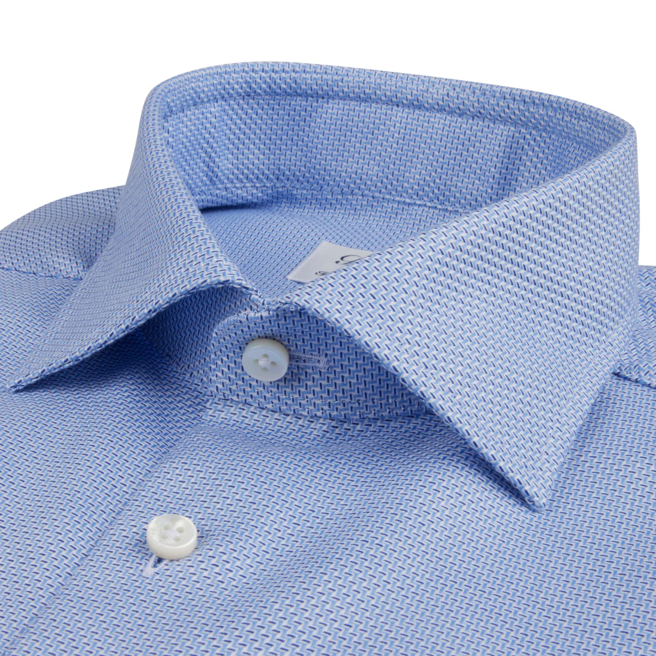Light Blue Patterned Slimline Super Cotton - Stenströms - Image 2
