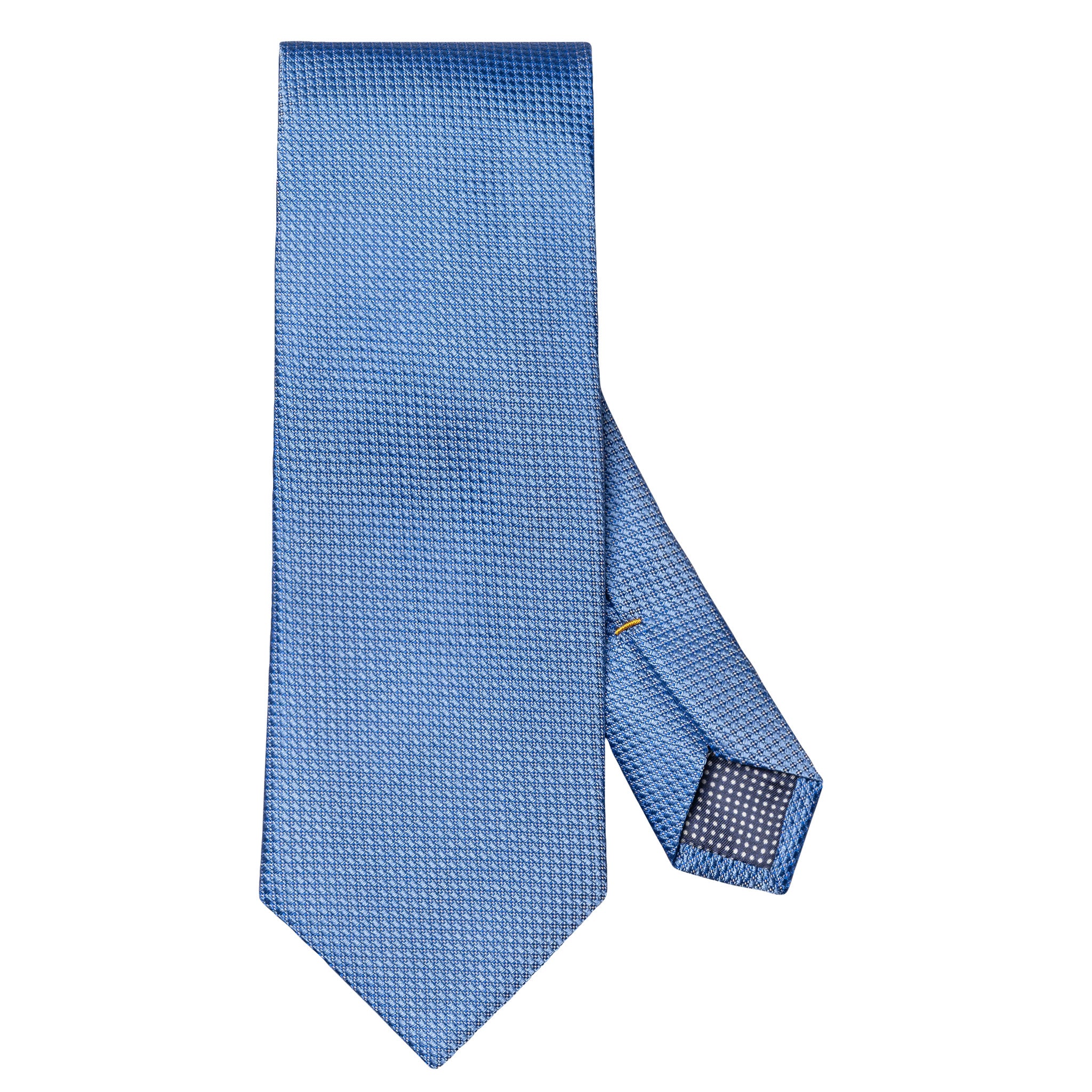 Light Blue Pin Dot Woven Silk Tie - ETON - Image 2