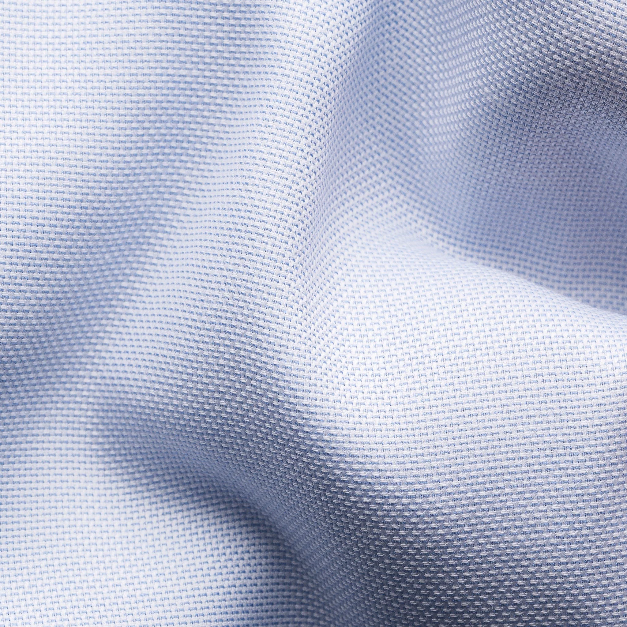 Light Blue Royal Dobby Contemporary Fit Shirt - ETON - Image 8