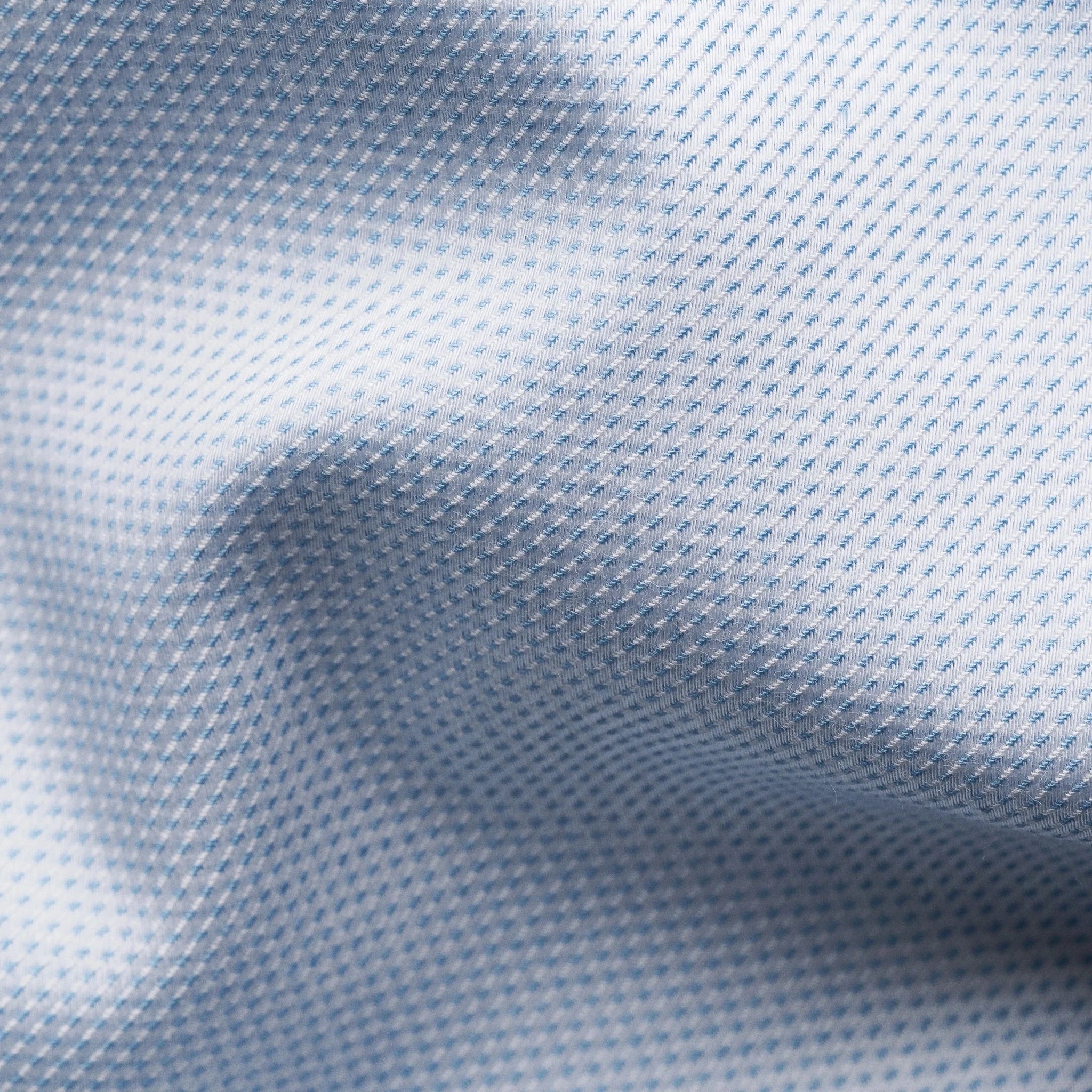 Light Blue Semi-Solid Cotton-Tencel Lyocell Contemporary Fit Shirt - ETON - Image 4