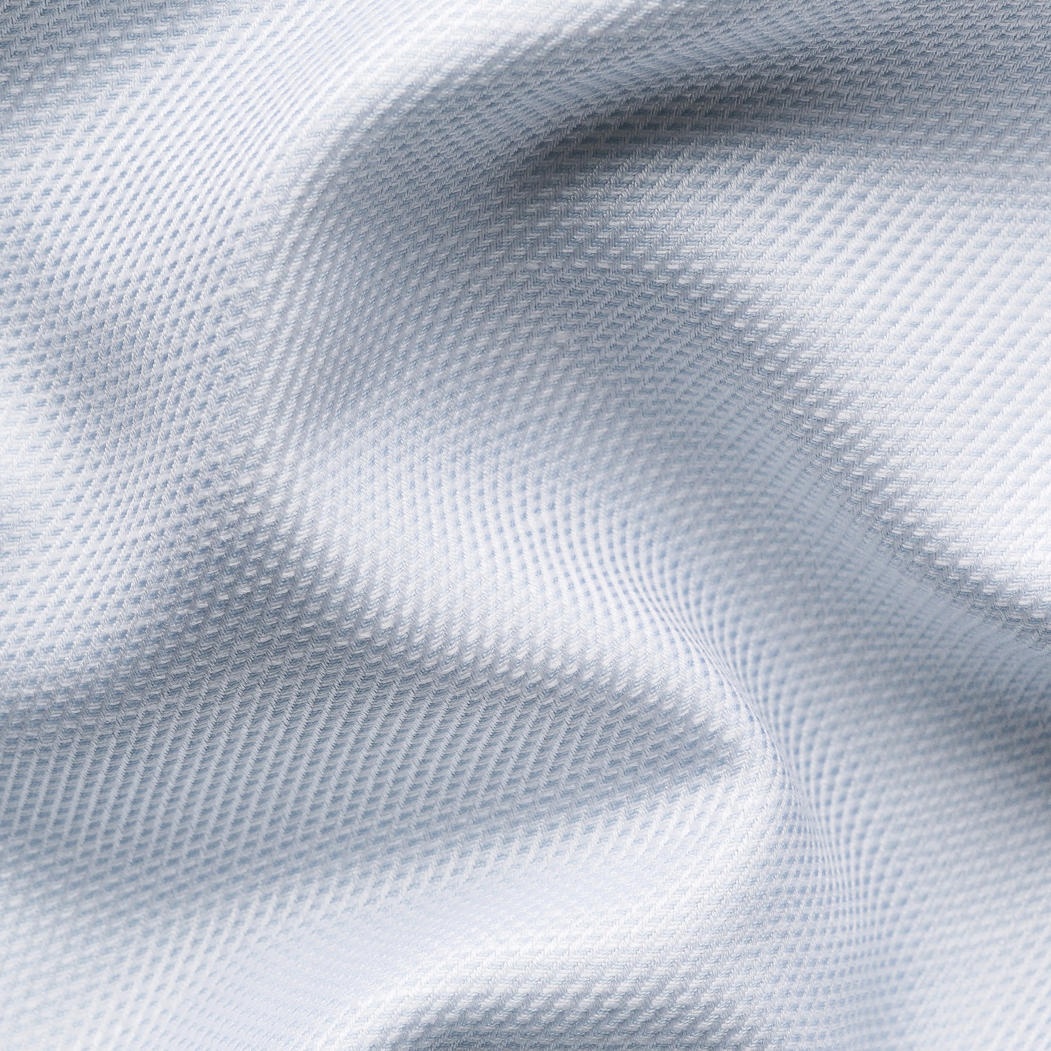 Light Blue Semi-Solid Elevated Cotton/Linen Slim Fit Shirt - ETON - Image 9
