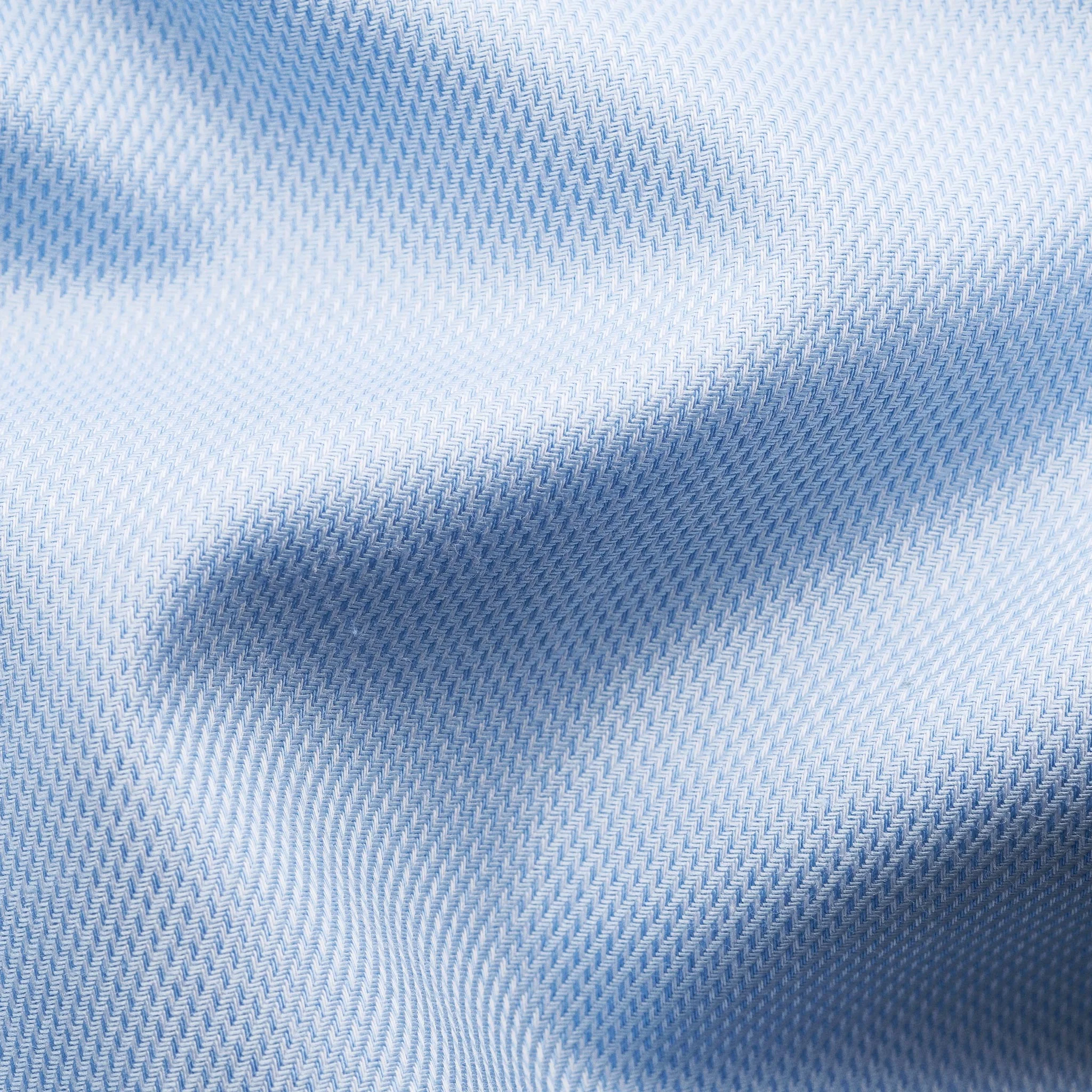 Light Blue Semi-Solid Twill Contemporary Fit Shirt - ETON - Image 8