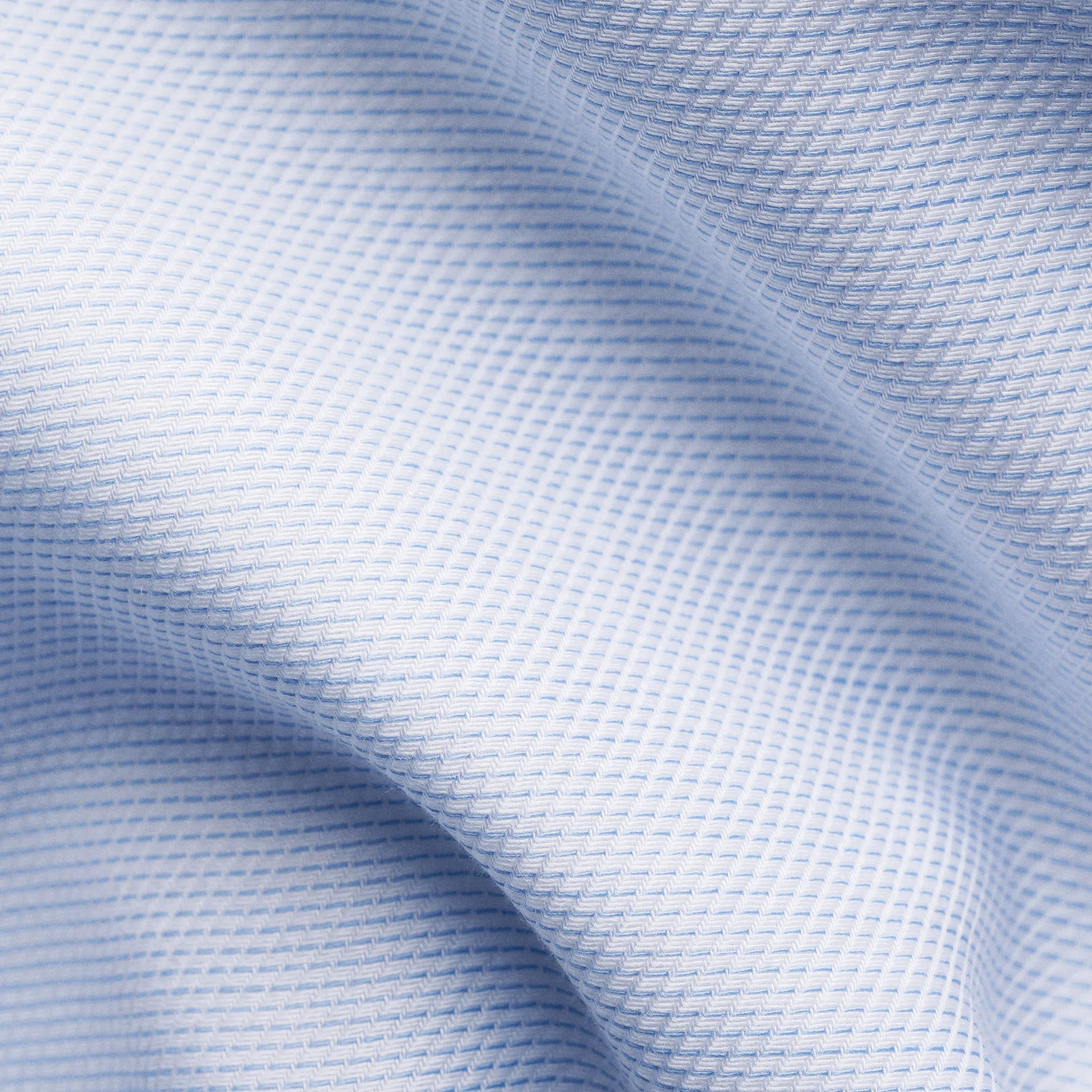 Light Blue Semi-Solid Twill Slim Fit Shirt - ETON - Image 9