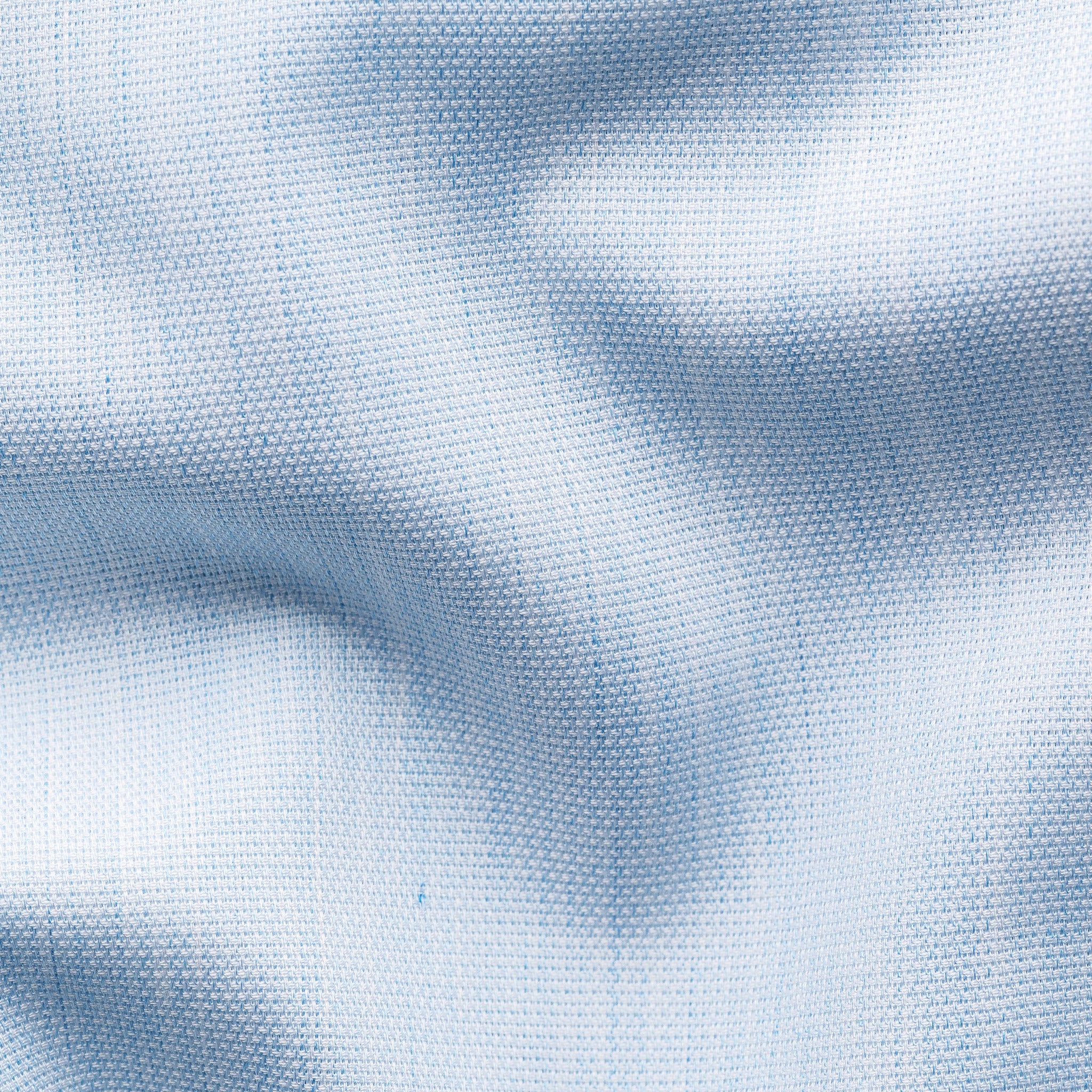 Light Blue Solid Signature Twill Contemporary Fit Shirt - ETON - Image 9