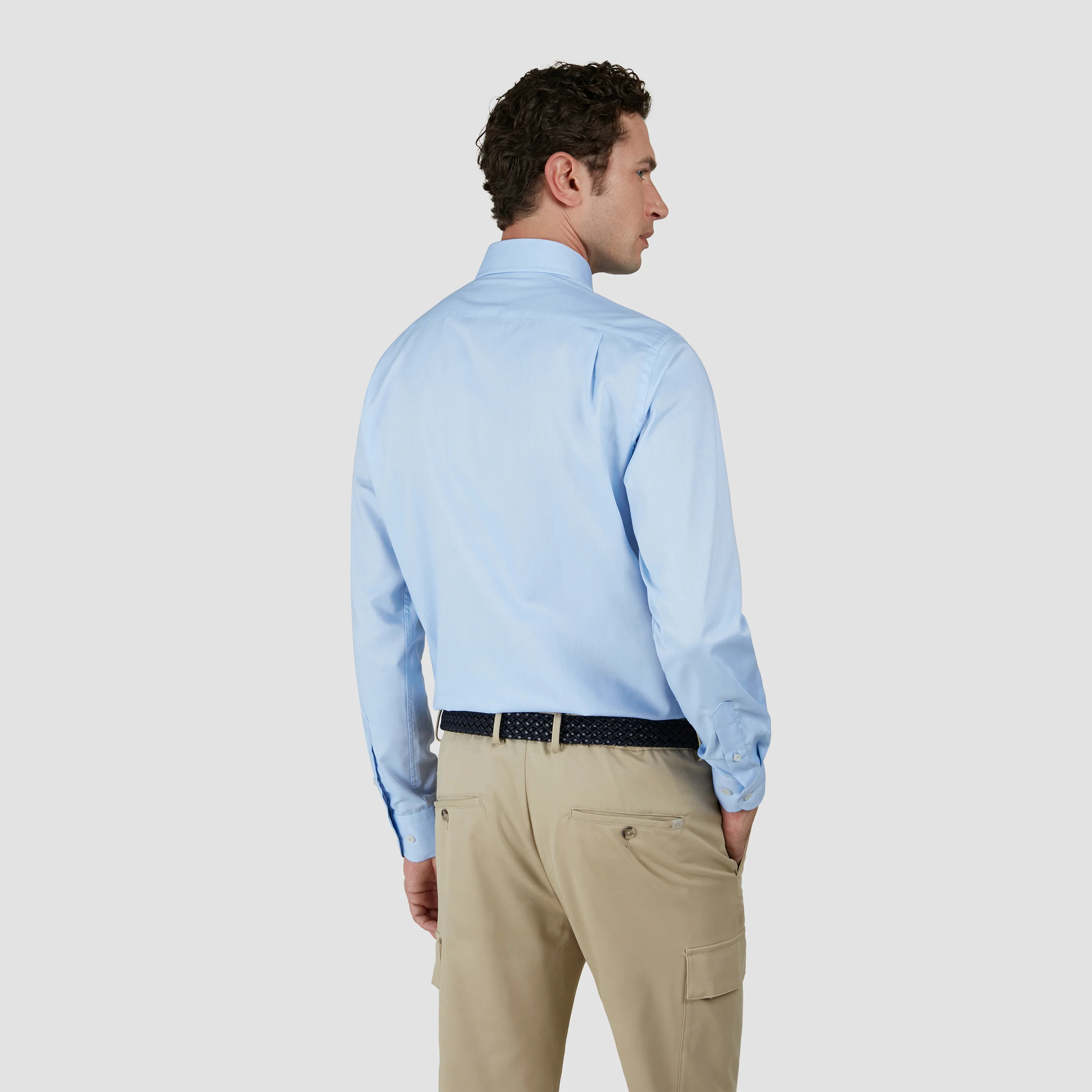 Light Blue Summer Oxford Button-Down Collar Shirt - Paul & Shark - Image 3