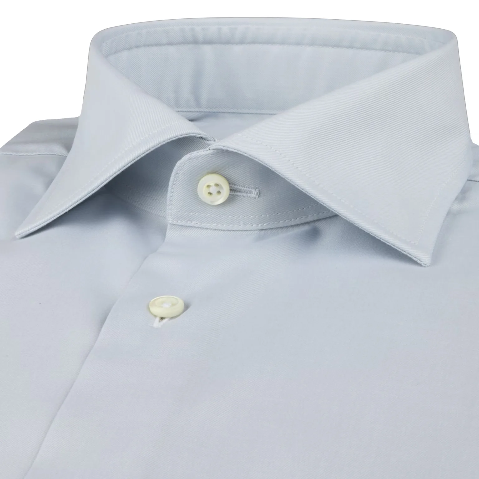 Light Gray Twill Regular Fit Shirt - Stenströms - Image 2