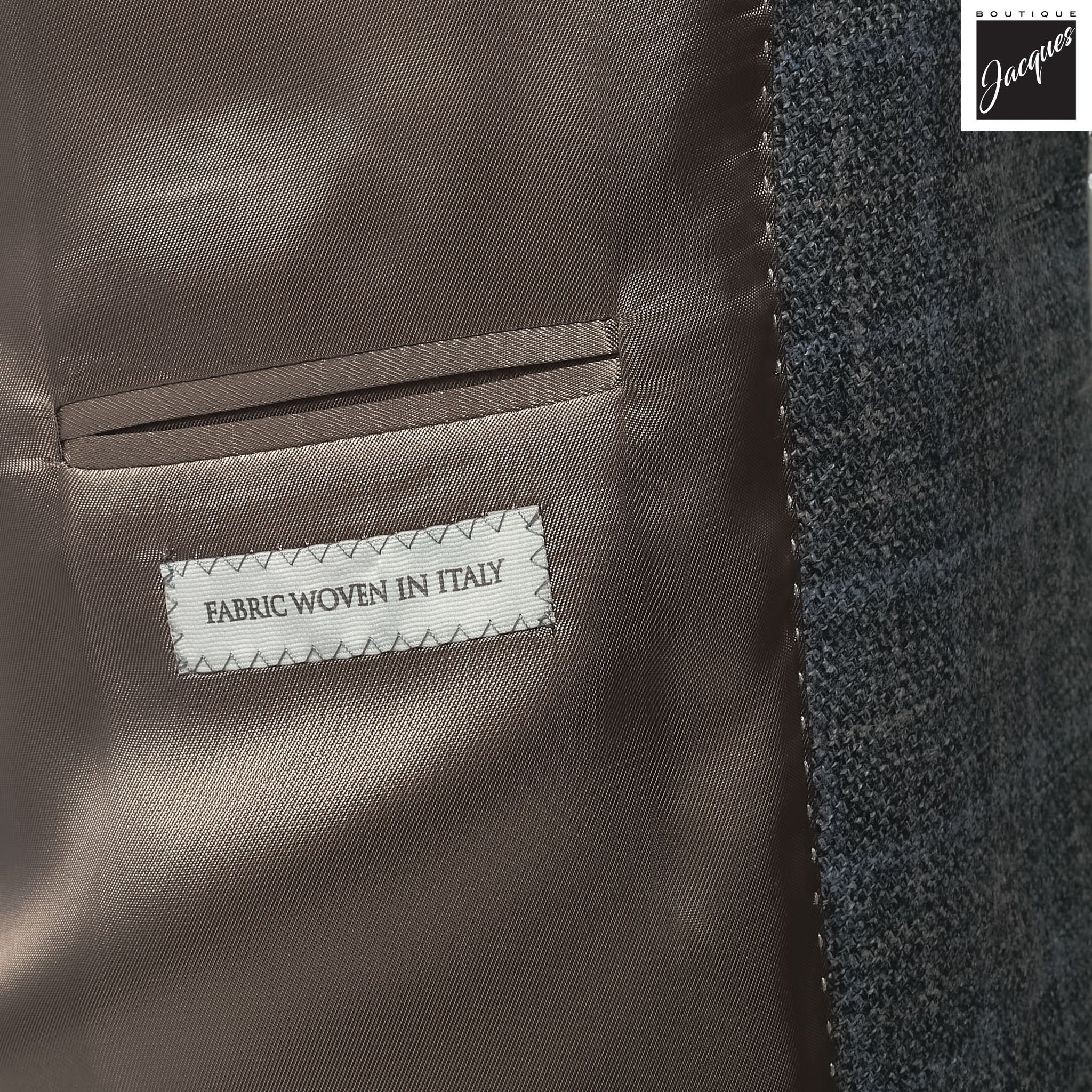 Gray Unconstructed Montana Wool Contemporary Fit Sport Jacket - Jack Victor - Image 3