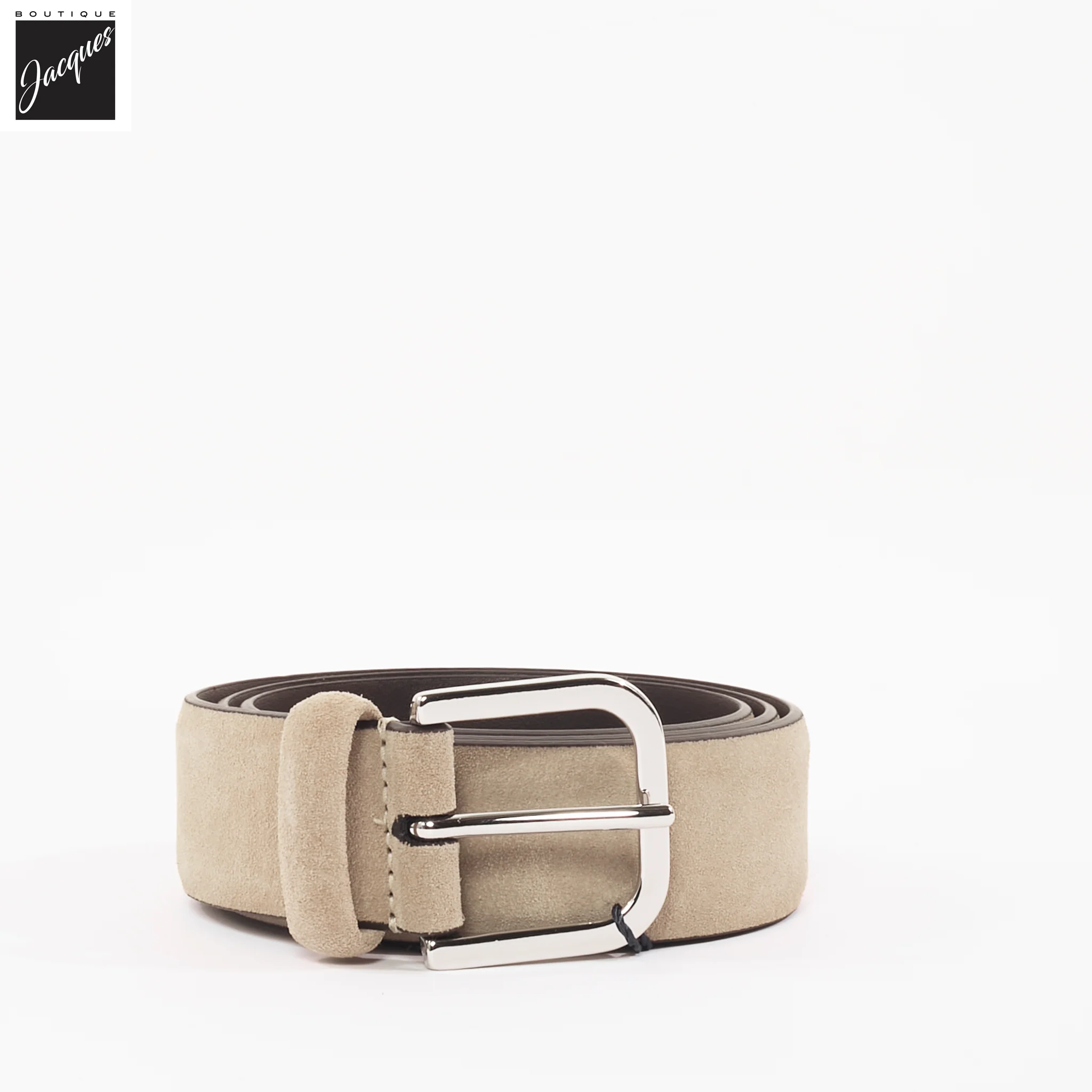 Light Tan Suede Belt - Anderson's