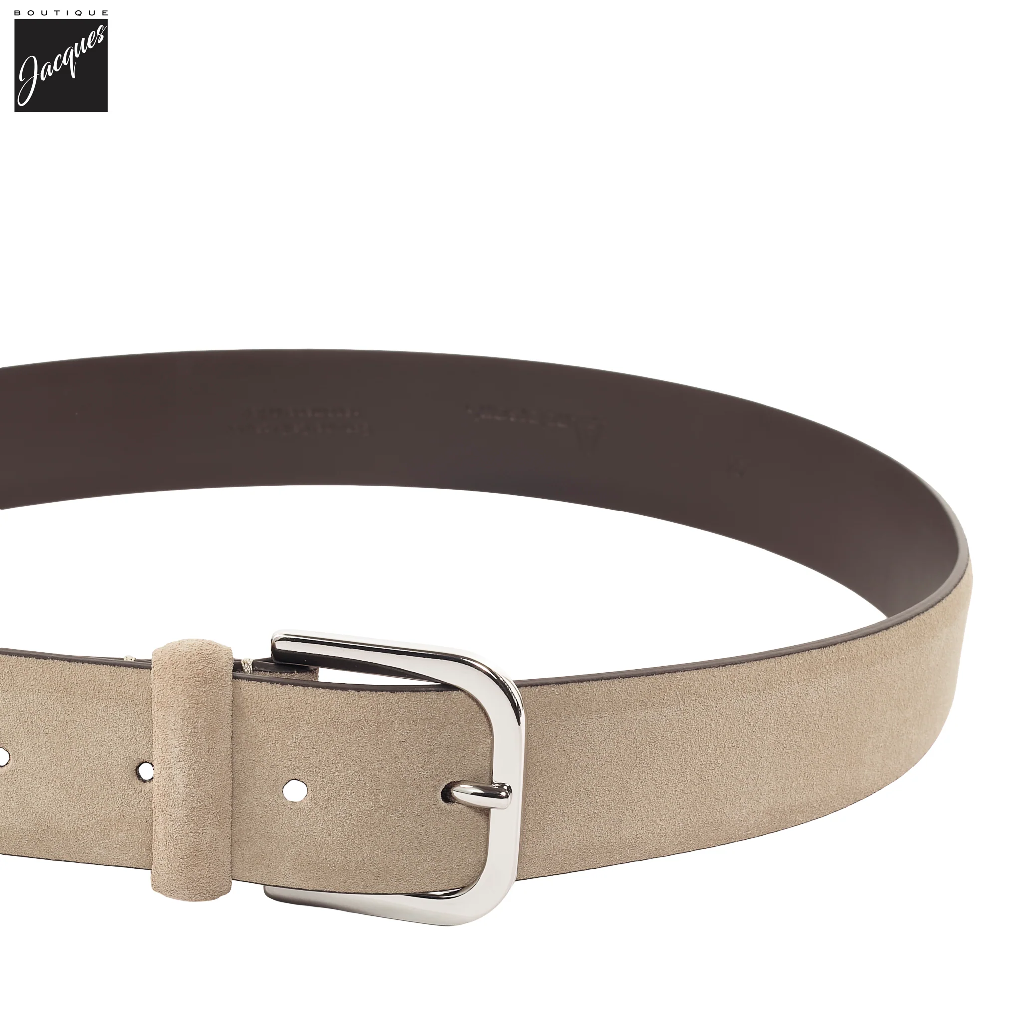 Light Tan Suede Belt - Anderson's - Image 2