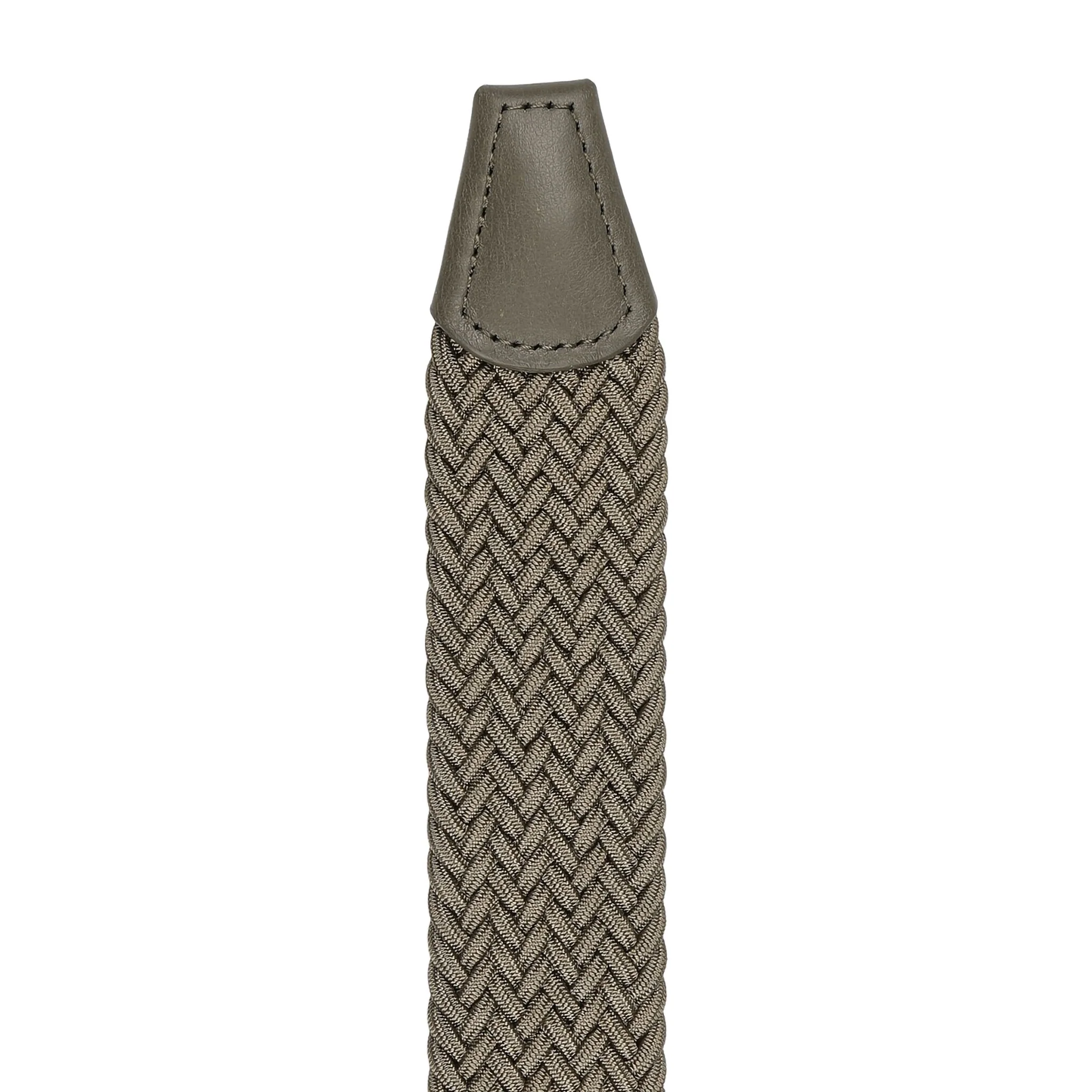 Light Taupe Solid Woven Elastic Belt - Anderson's - Image 5