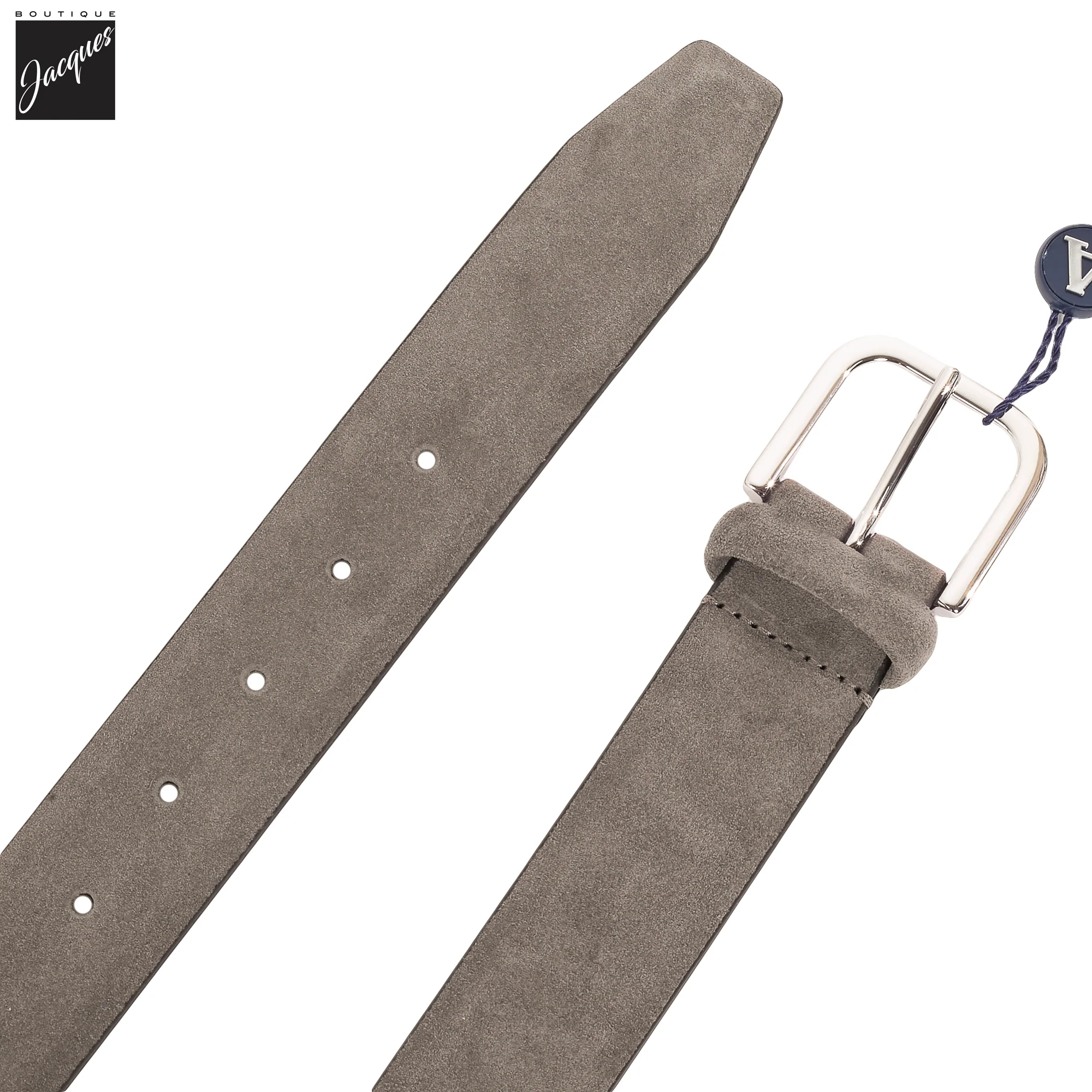 Light Taupe Suede Belt - Anderson's - Image 2