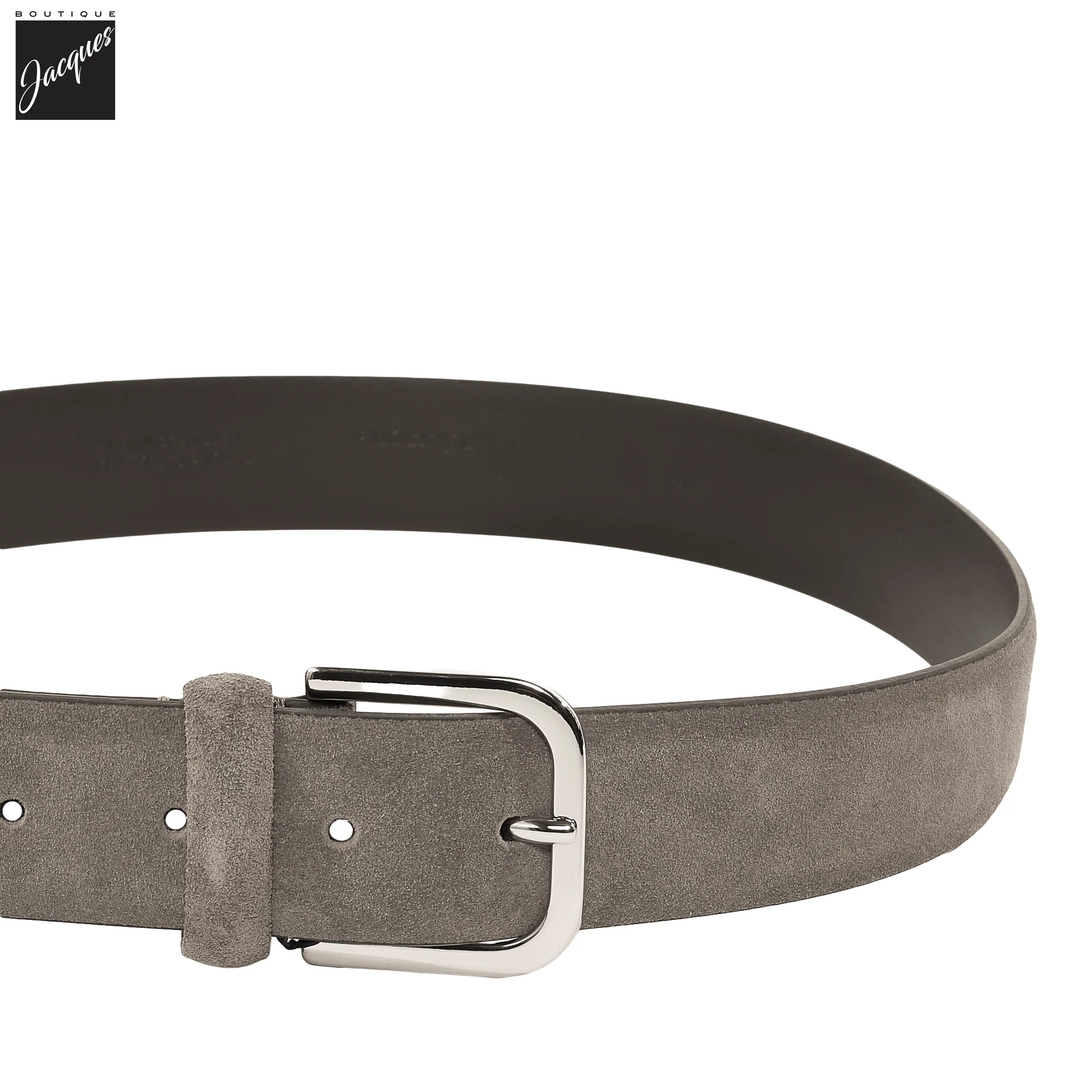 Light Taupe Suede Belt - Anderson's - Image 3