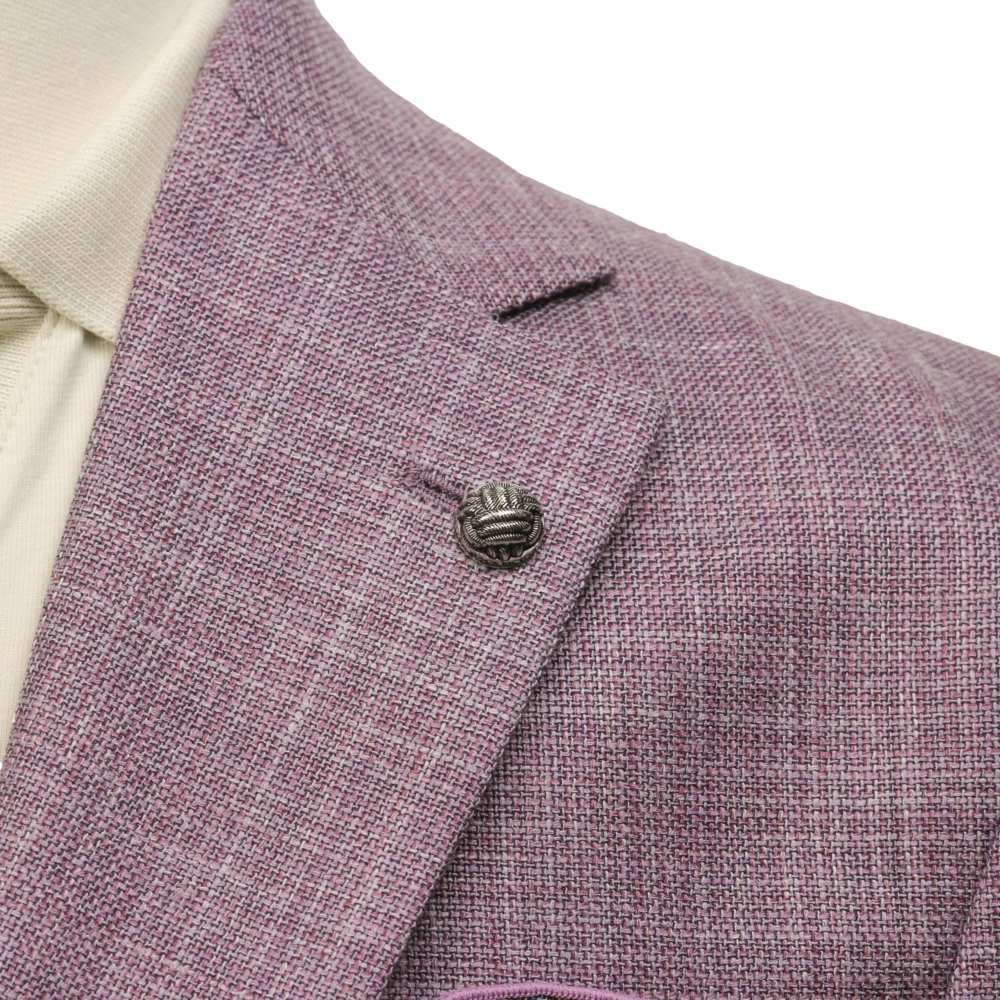 Lilac Loro Piana Wool/Silk/Linen Morton Contemporary Fit Sport Jacket - Jack Victor - Image 4