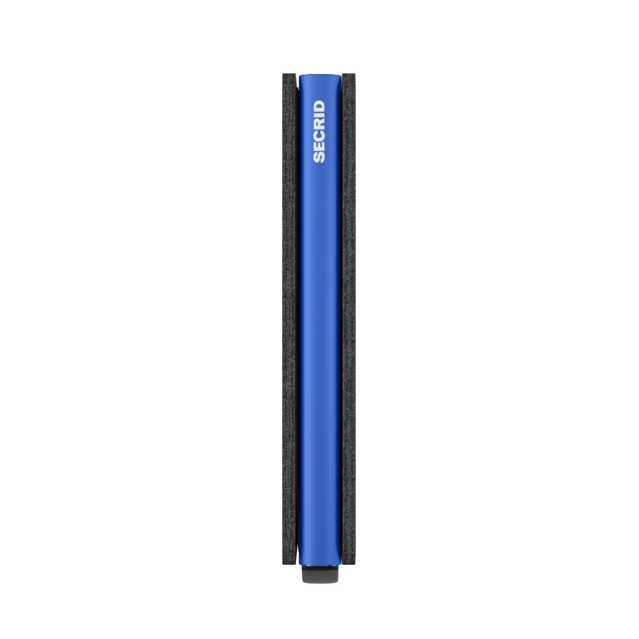 Matte Black & Blue Leather SlimWallet - Secrid - Image 5