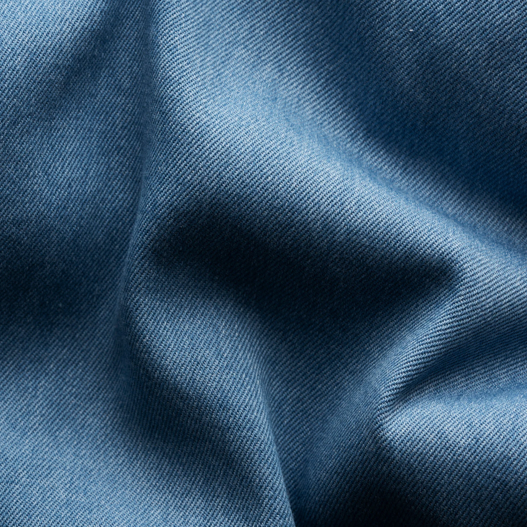 Mid Blue Denim Tencel-Lyocell Slim Fit Shirt - ETON - Image 4