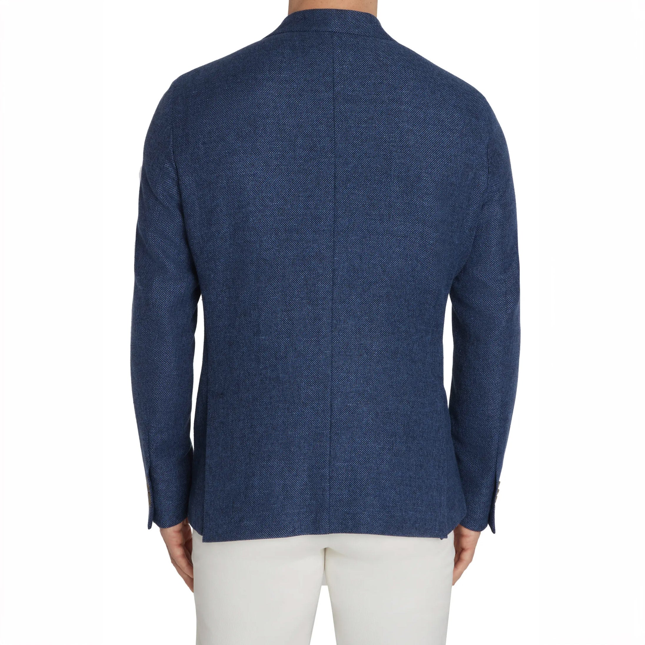 Royal Blue Hampton Contemporary Fit Wool-Linen-Cotton Sport Jacket - Jack Victor - Image 4