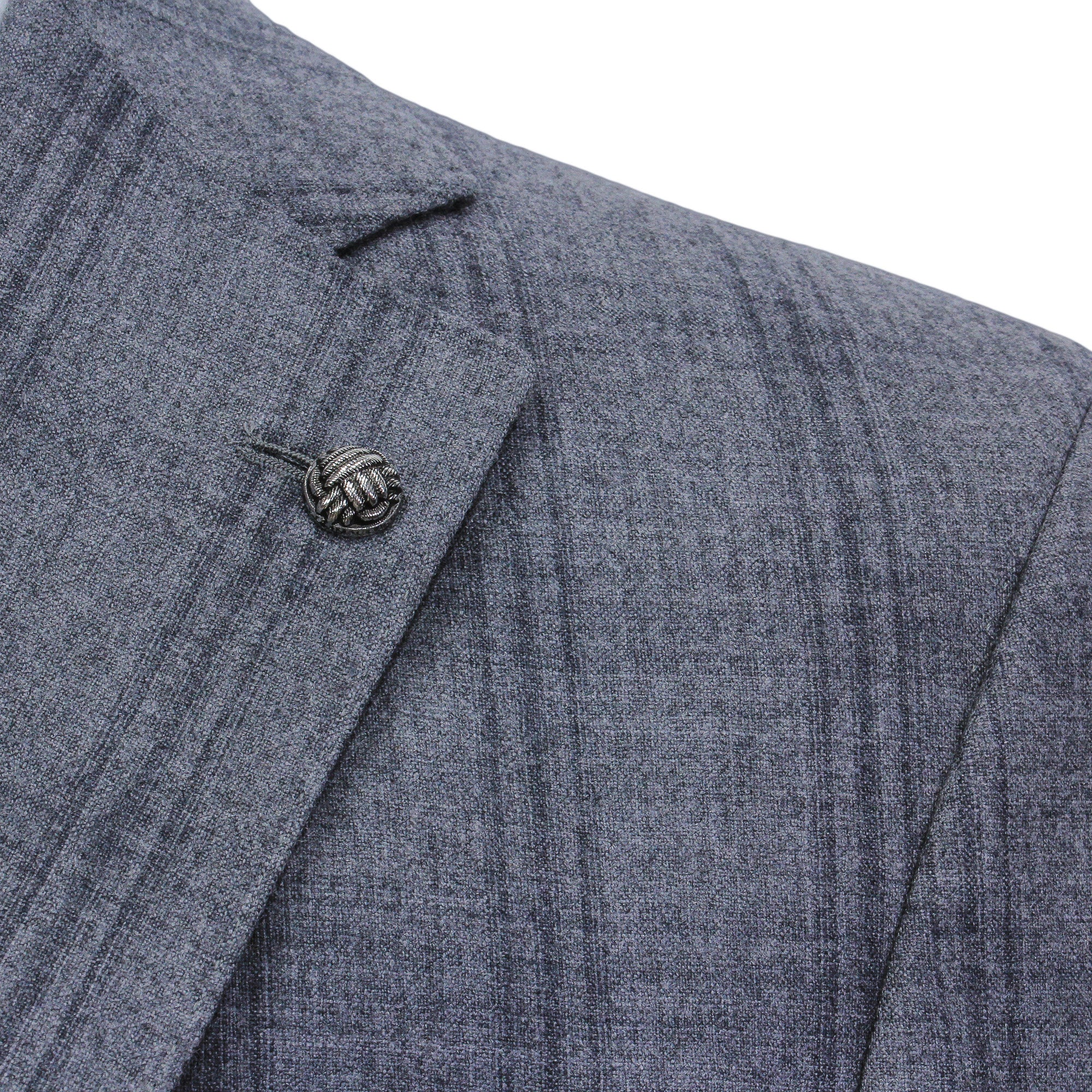 Mid Gray Glen-Check Montana Contemporary Fit Wool Suit - Jack Victor - Image 4
