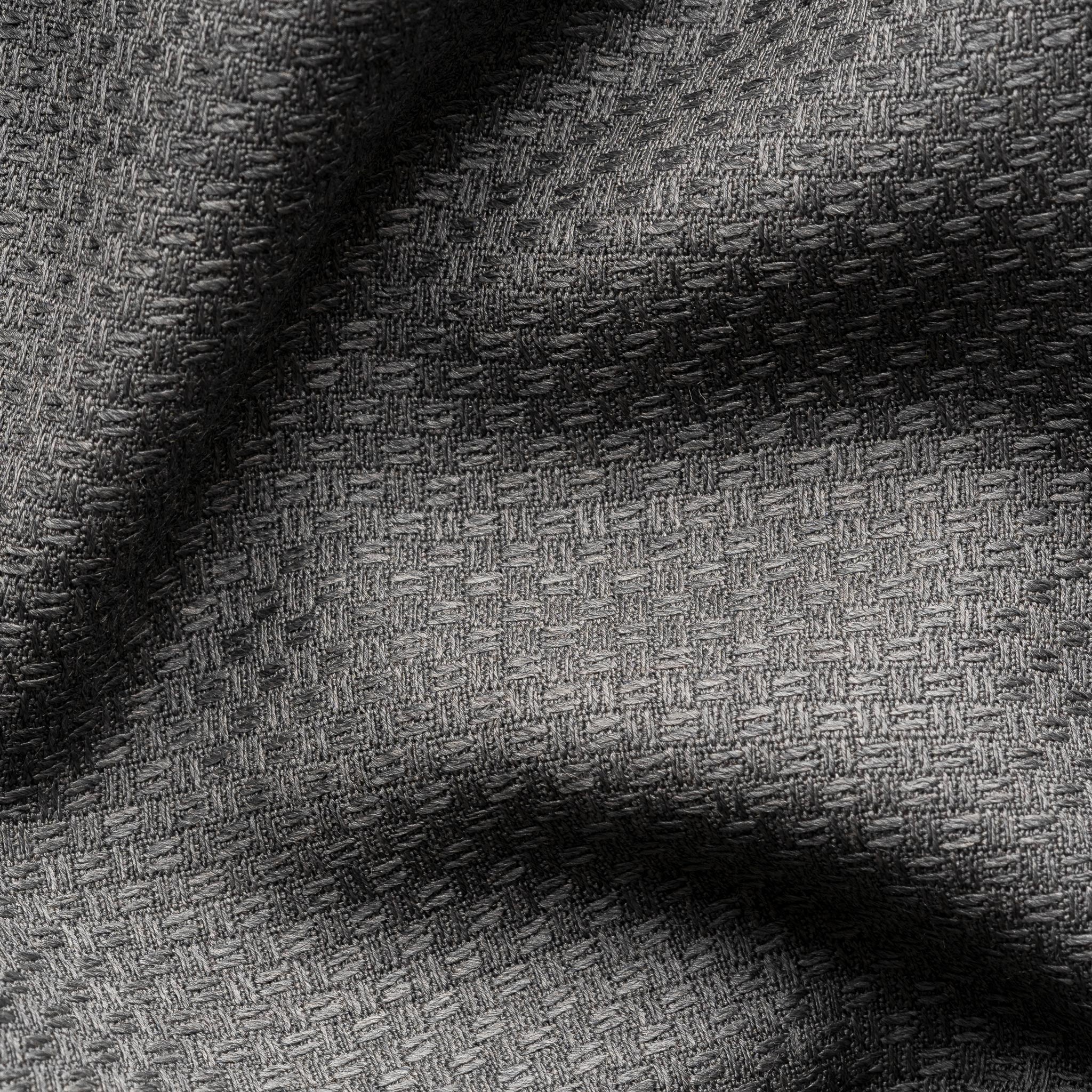 Mid Gray Wool Knit Hopsack Soft Jacket - ETON - Image 9