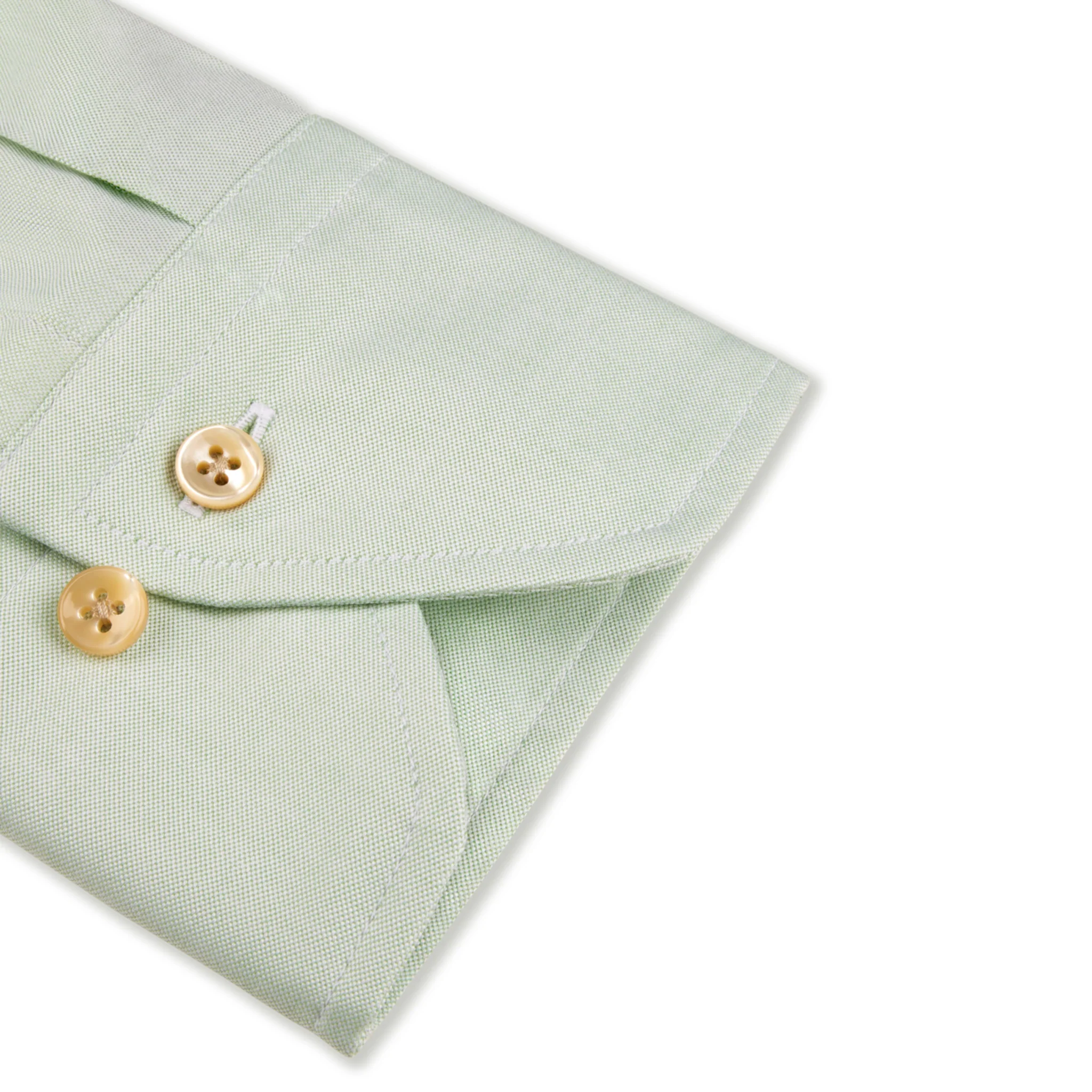 Mint Green Oxford Fitted Body Casual Shirt - Stenströms - Image 3