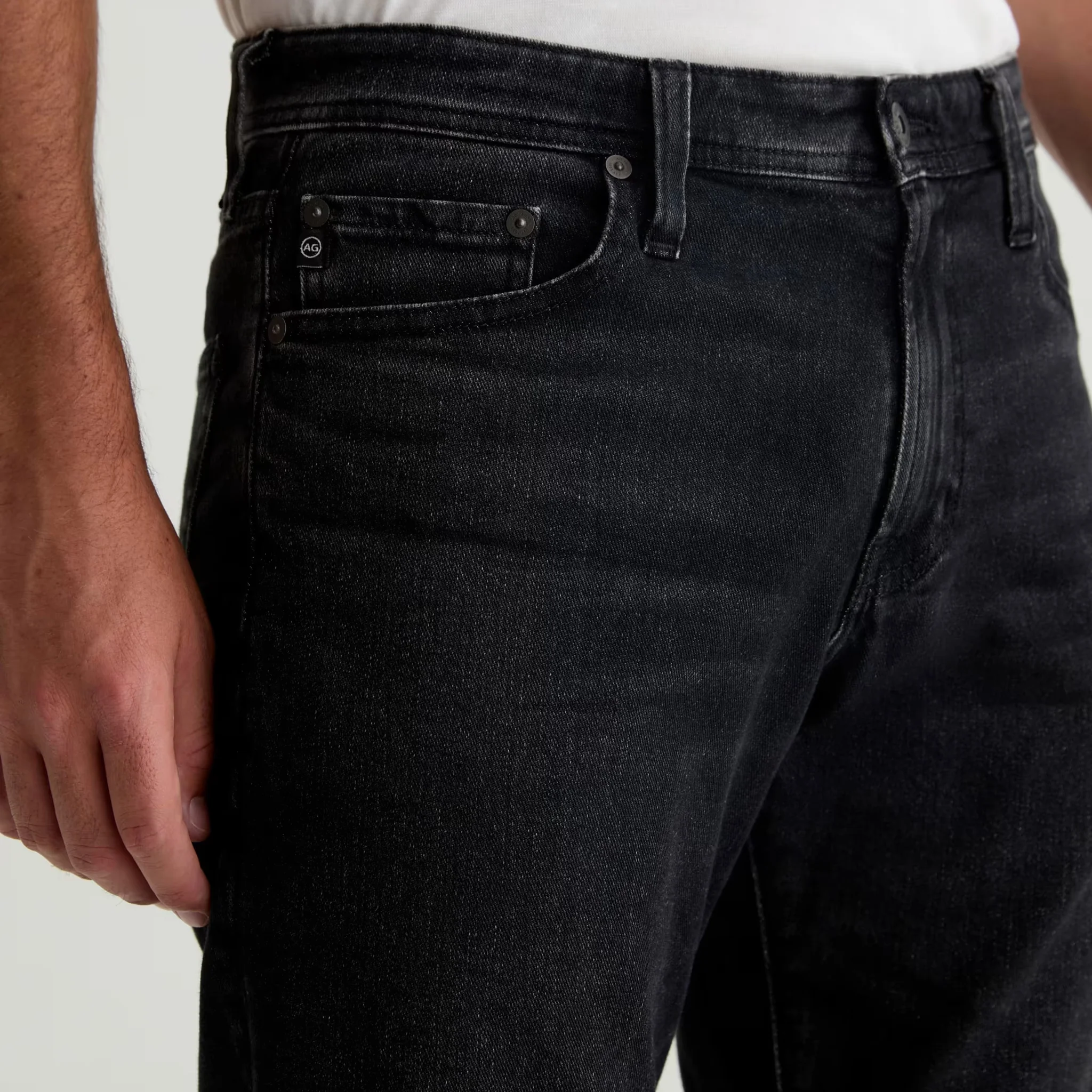 Monarch (Black) Vapor Wash Cloud Soft Denim Tellis Modern Slim Fit Jeans - AG - Image 2