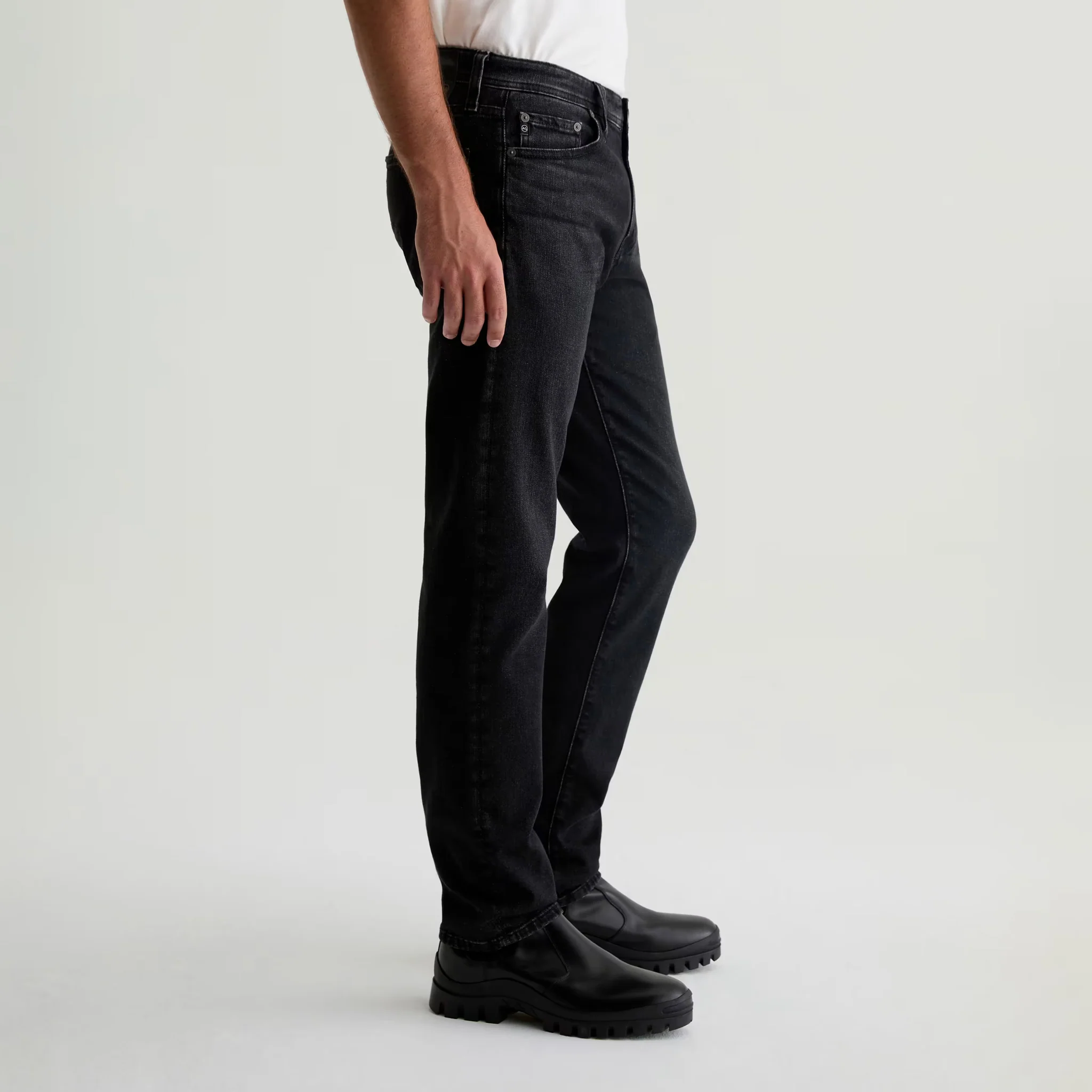 Monarch (Black) Vapor Wash Cloud Soft Denim Tellis Modern Slim Fit Jeans - AG - Image 3