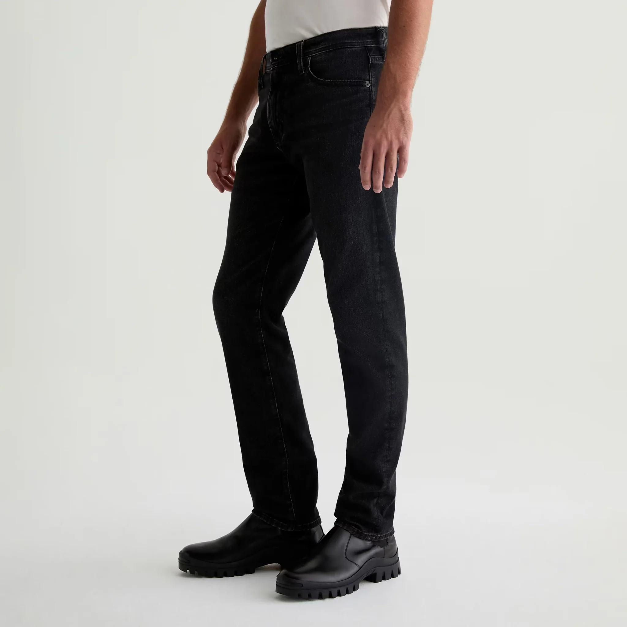 Monarch (Black) Vapor Wash Cloud Soft Denim Tellis Modern Slim Fit Jeans - AG - Image 4