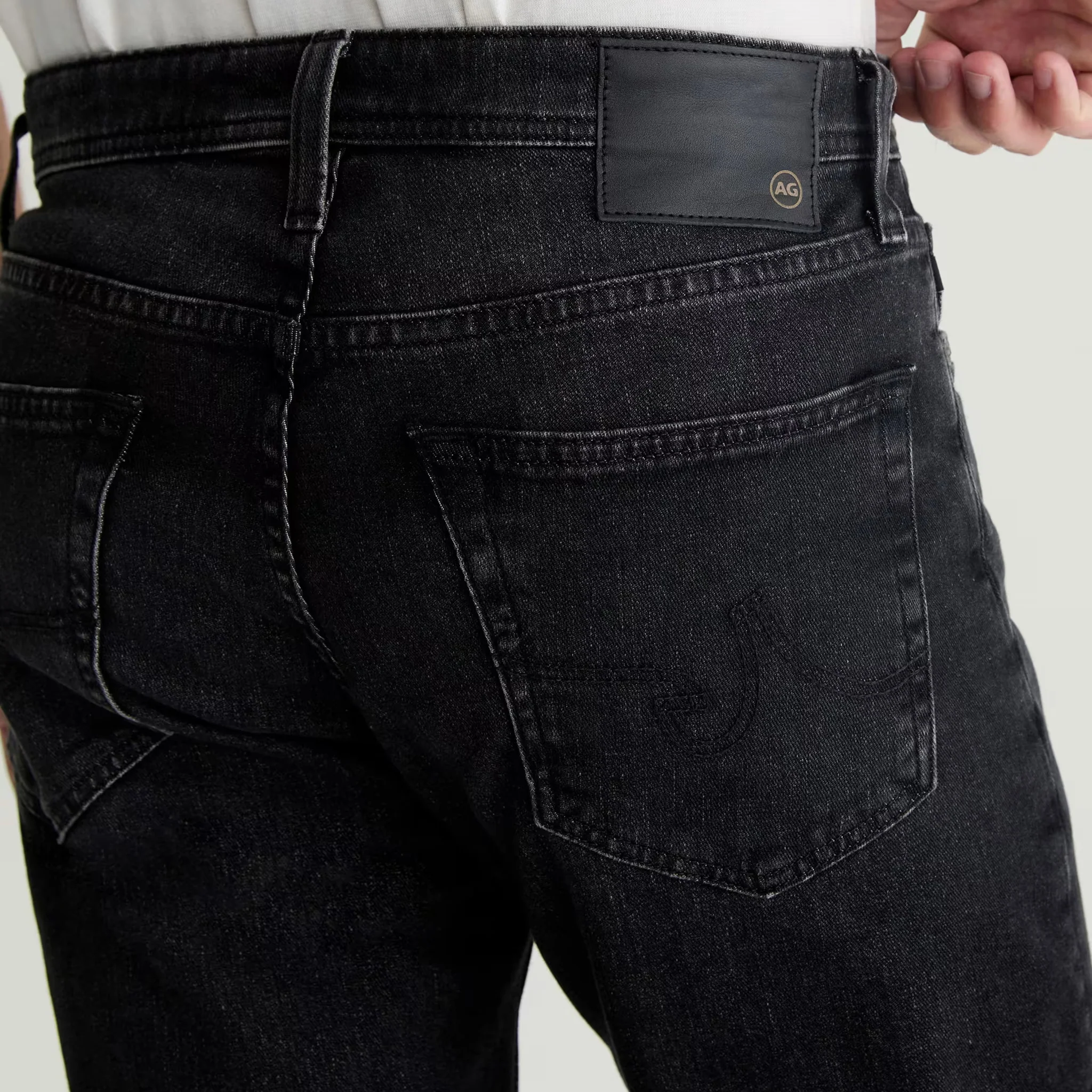 Monarch (Black) Vapor Wash Cloud Soft Denim Tellis Modern Slim Fit Jeans - AG - Image 6
