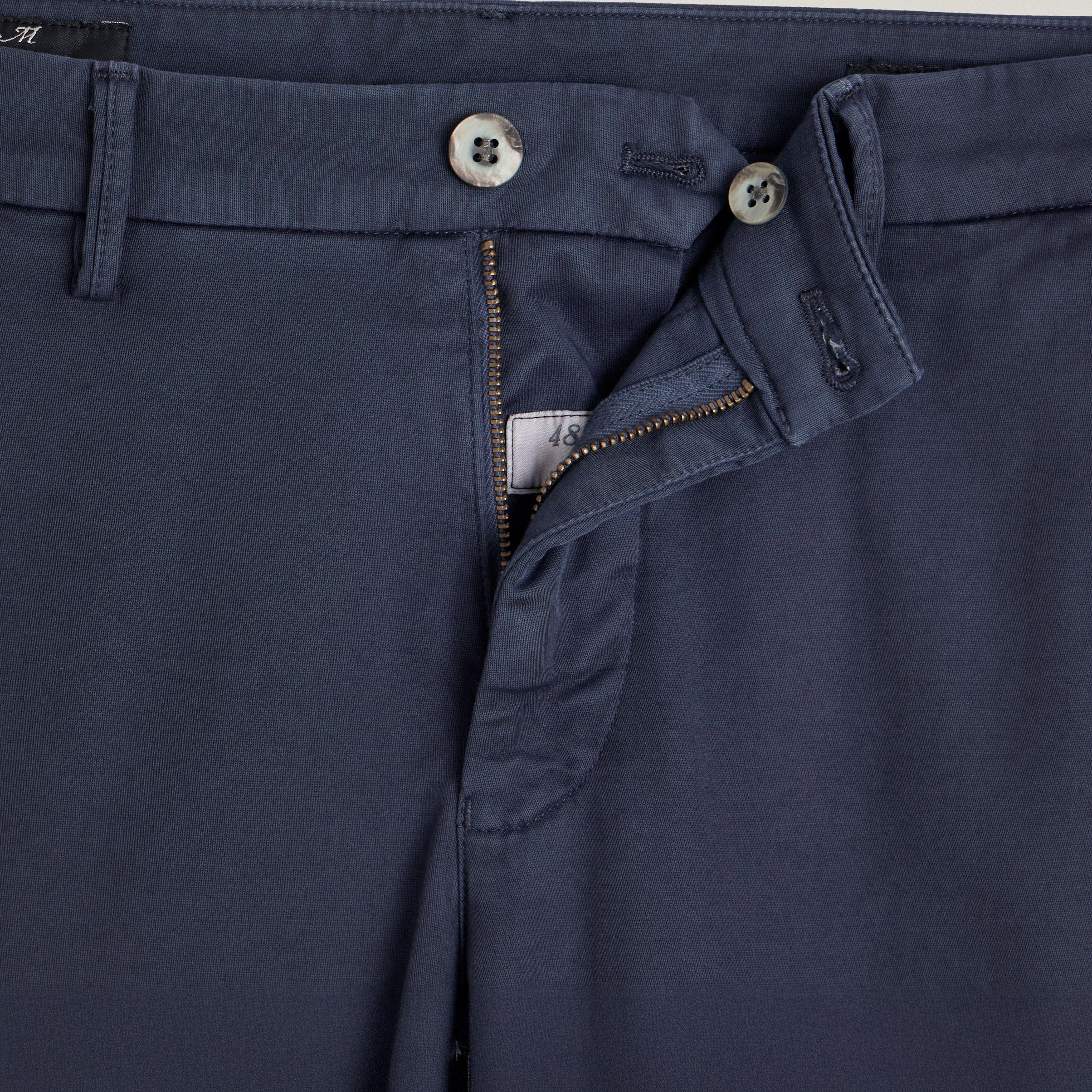 Navy Blue Chino Gaberdine Stretch - Mason's - Image 3