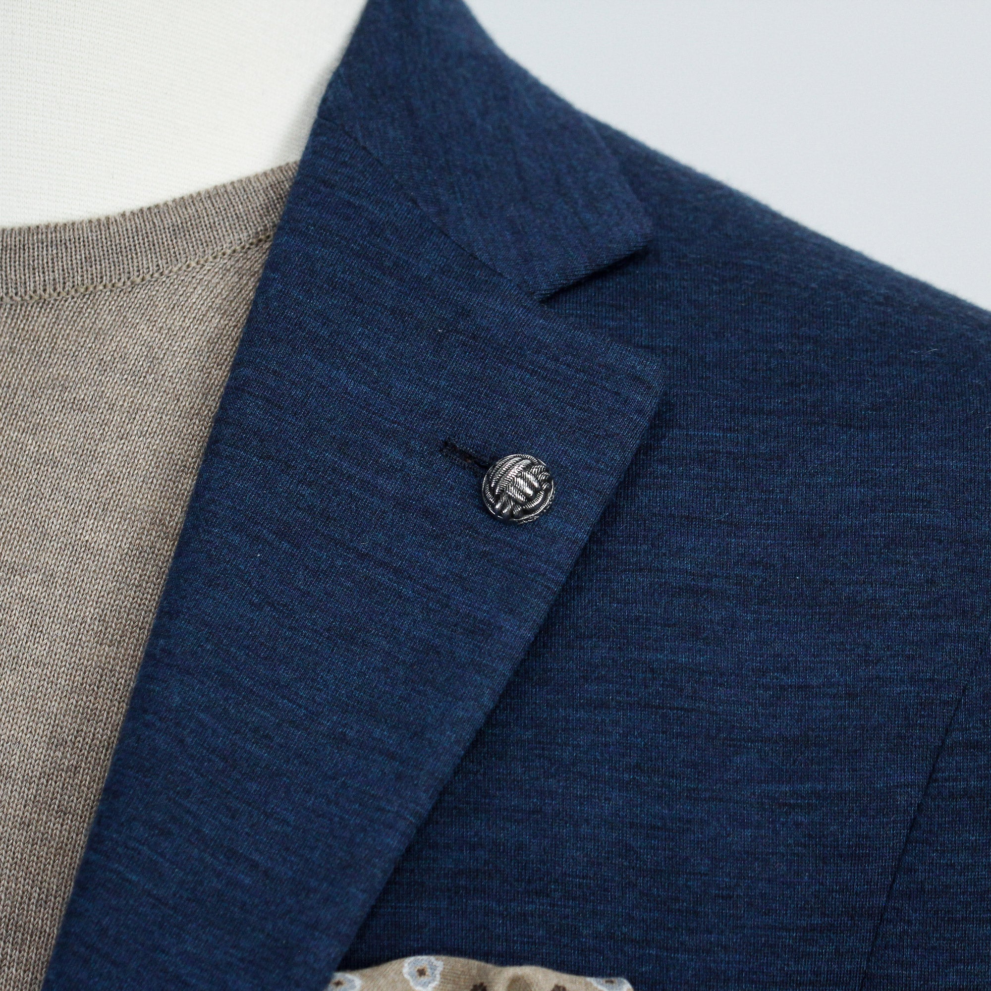 Navy Blue Hartford Contemporary Fit Wool Silk Sport Jacket - Jack Victor - Image 5