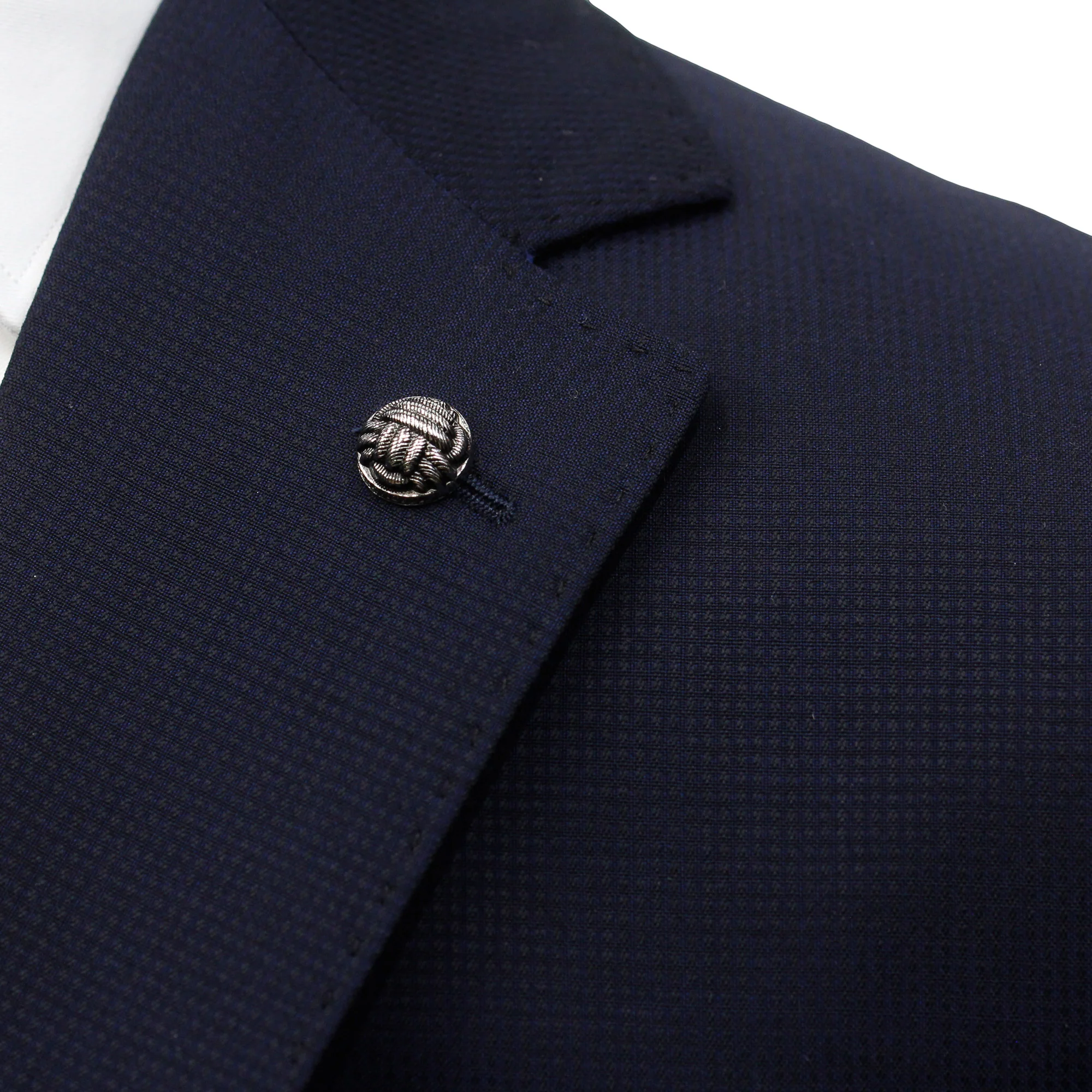 Solid Navy Esprit Modern Fit Super 110s Wool Suit - Jack Victor - Image 4