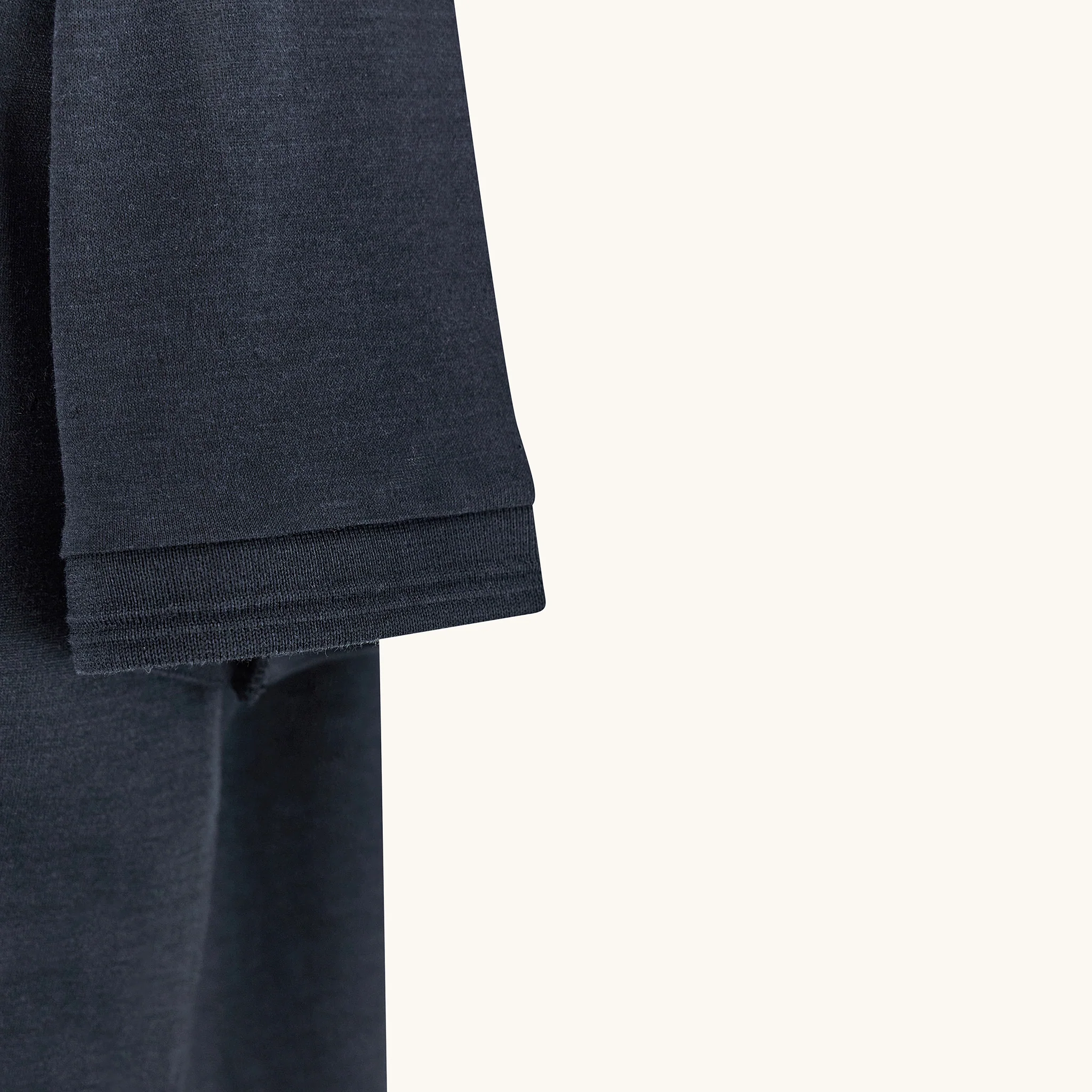 Navy Blue Silk-Cotton Polo Shirt - Paul & Shark - Image 7