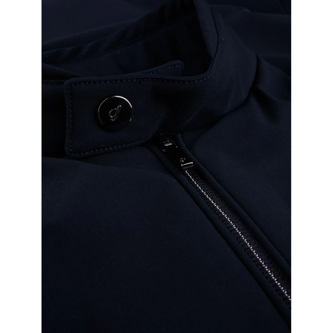 Navy Blue Technical Jersey Full-Zip Vest - Stenströms - Image 3