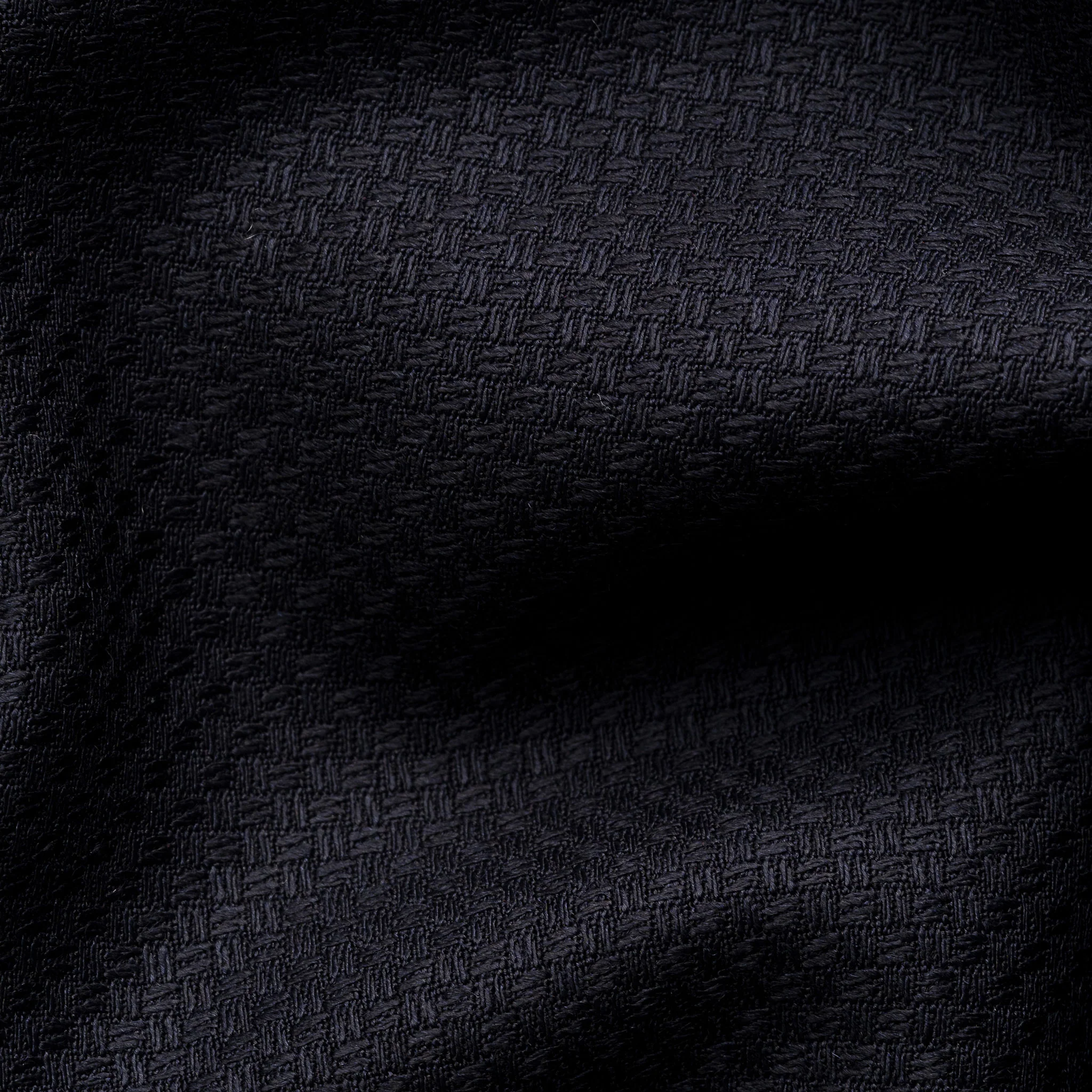 Navy Blue Wool Knit Hopsack Soft Jacket - ETON - Image 9