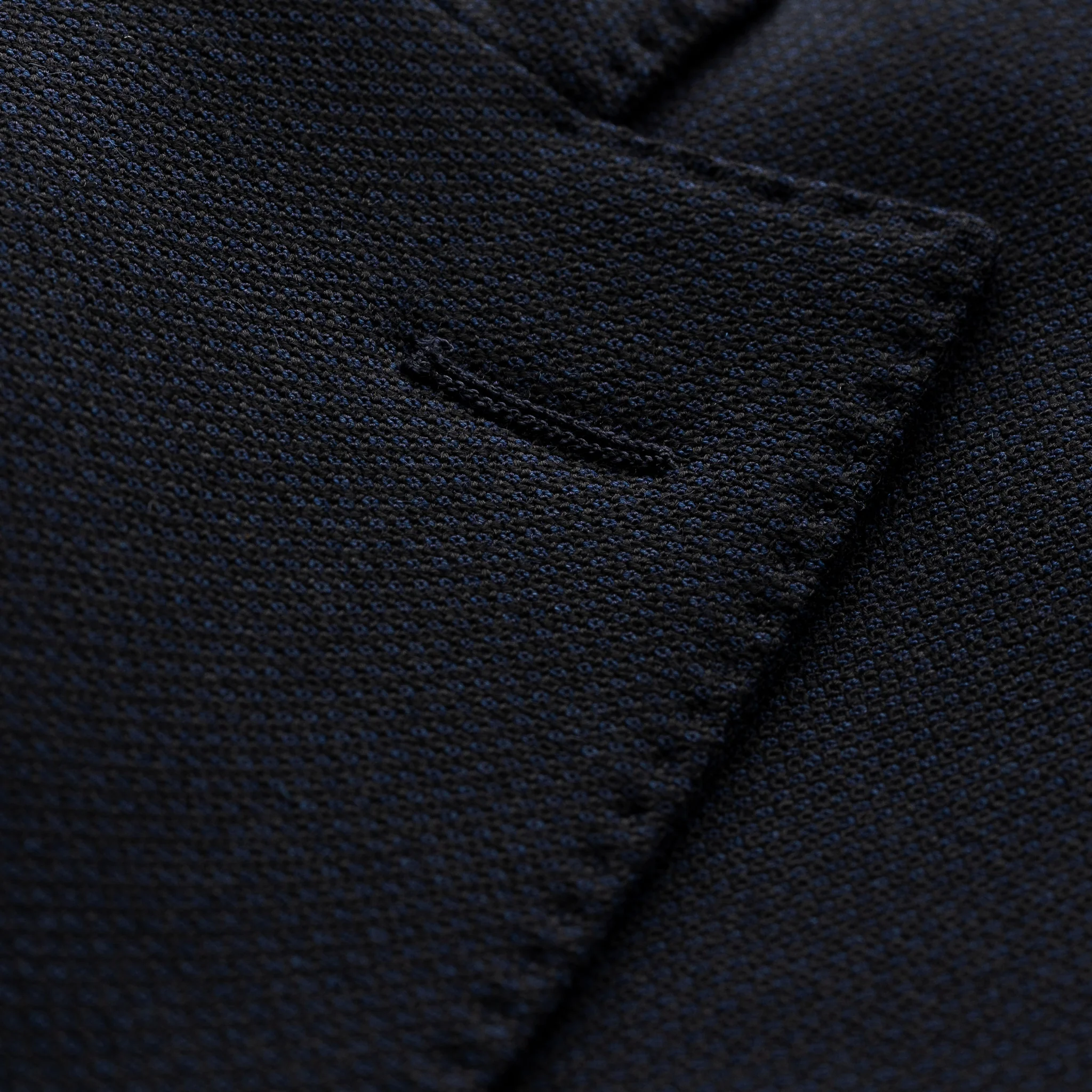 Navy Blue Wool (Lana) Tech Soft Jacket - ETON - Image 6