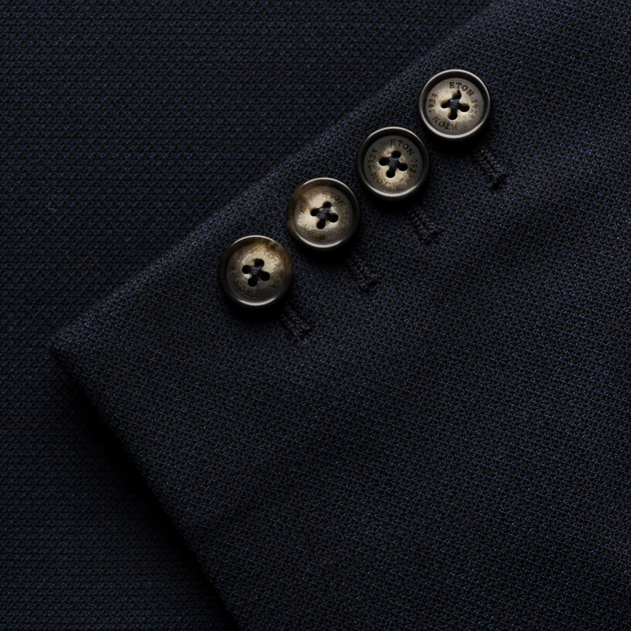 Navy Blue Wool (Lana) Tech Soft Jacket - ETON - Image 9