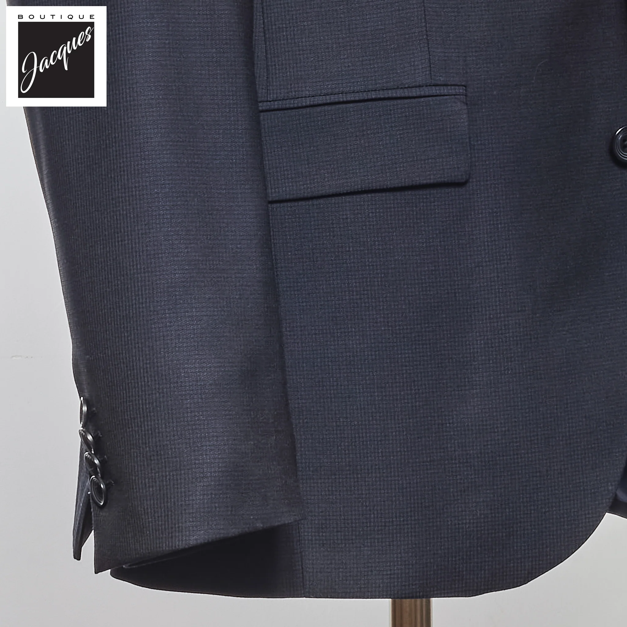 Navy Esprit Modern Fit Wool Suit - Jack Victor - Image 3