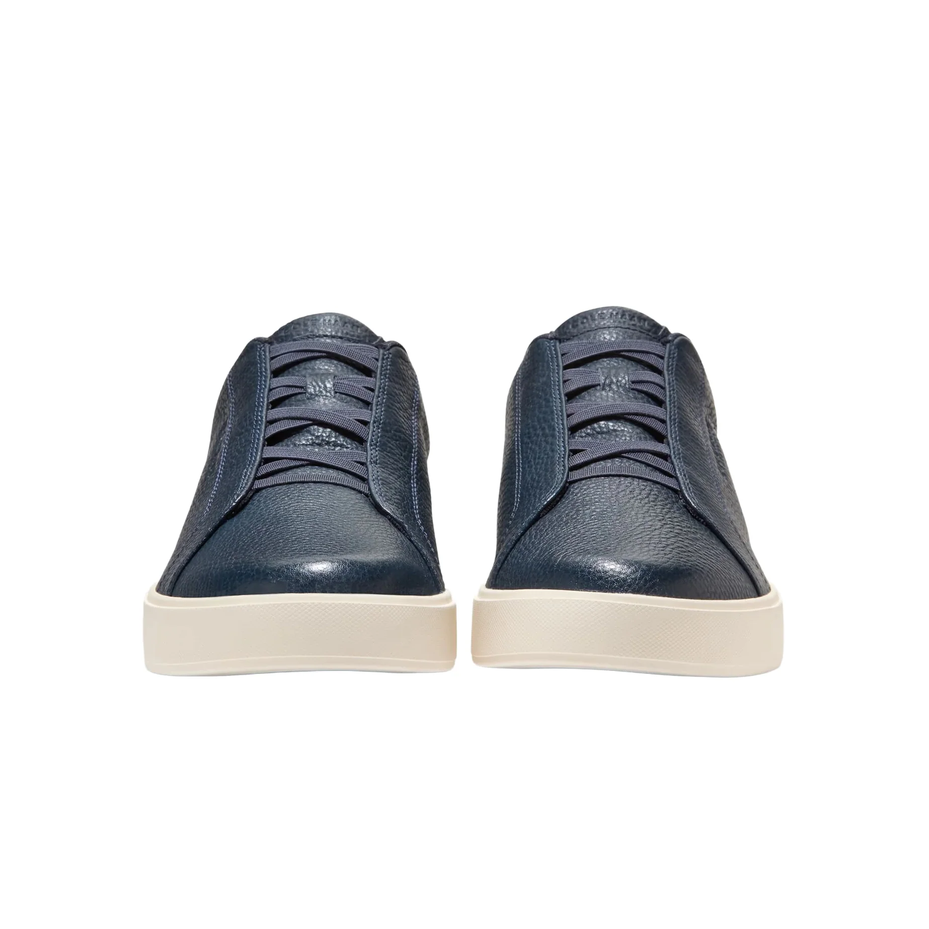 Navy / Ivory Tumbled Leather GrandPrø Luxe Slip-On Sneakers - Cole Haan - Image 3